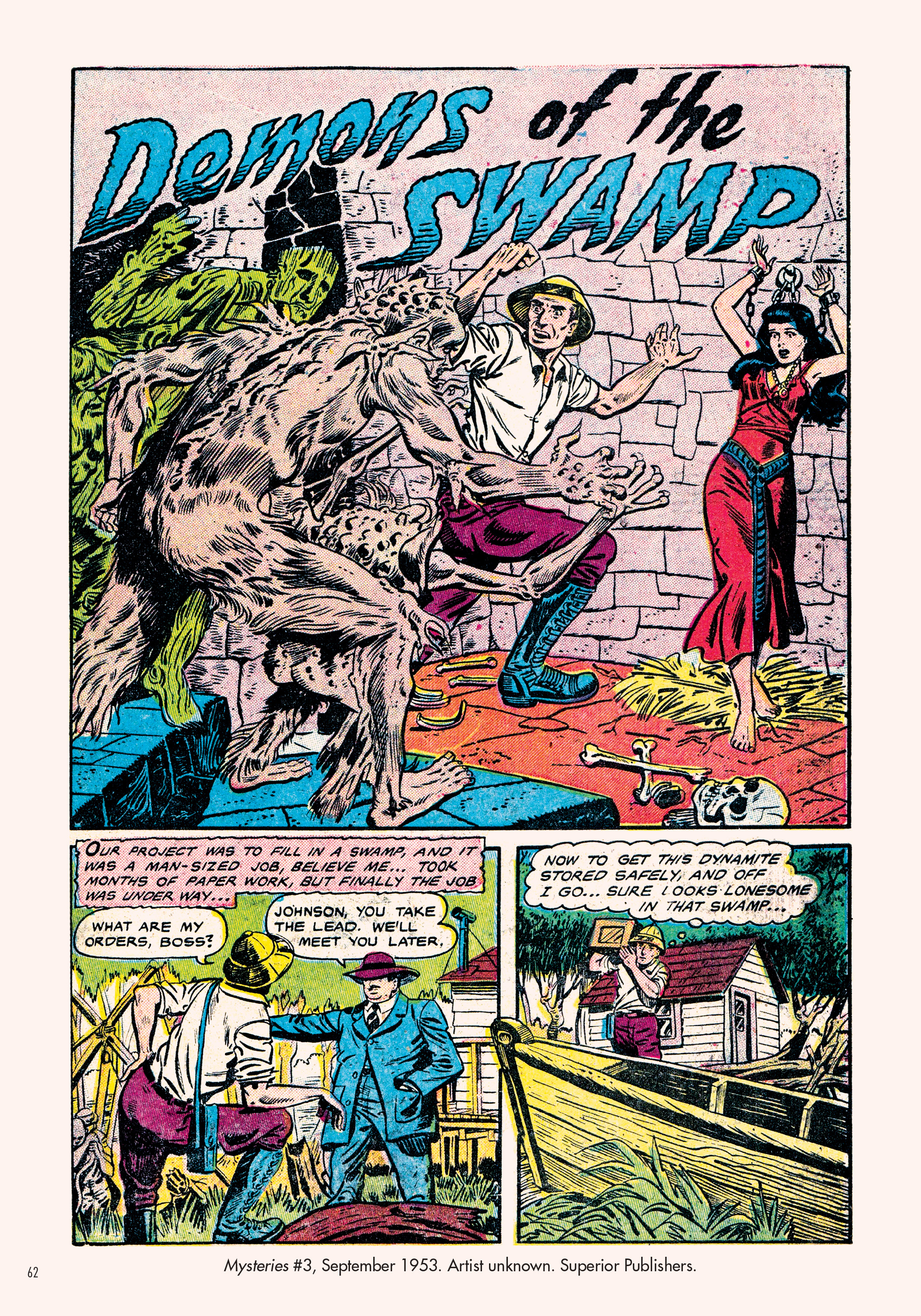 Read online Classic Monsters of Pre-Code Horror Comics: Swamp Monsters comic -  Issue # TPB - 62
