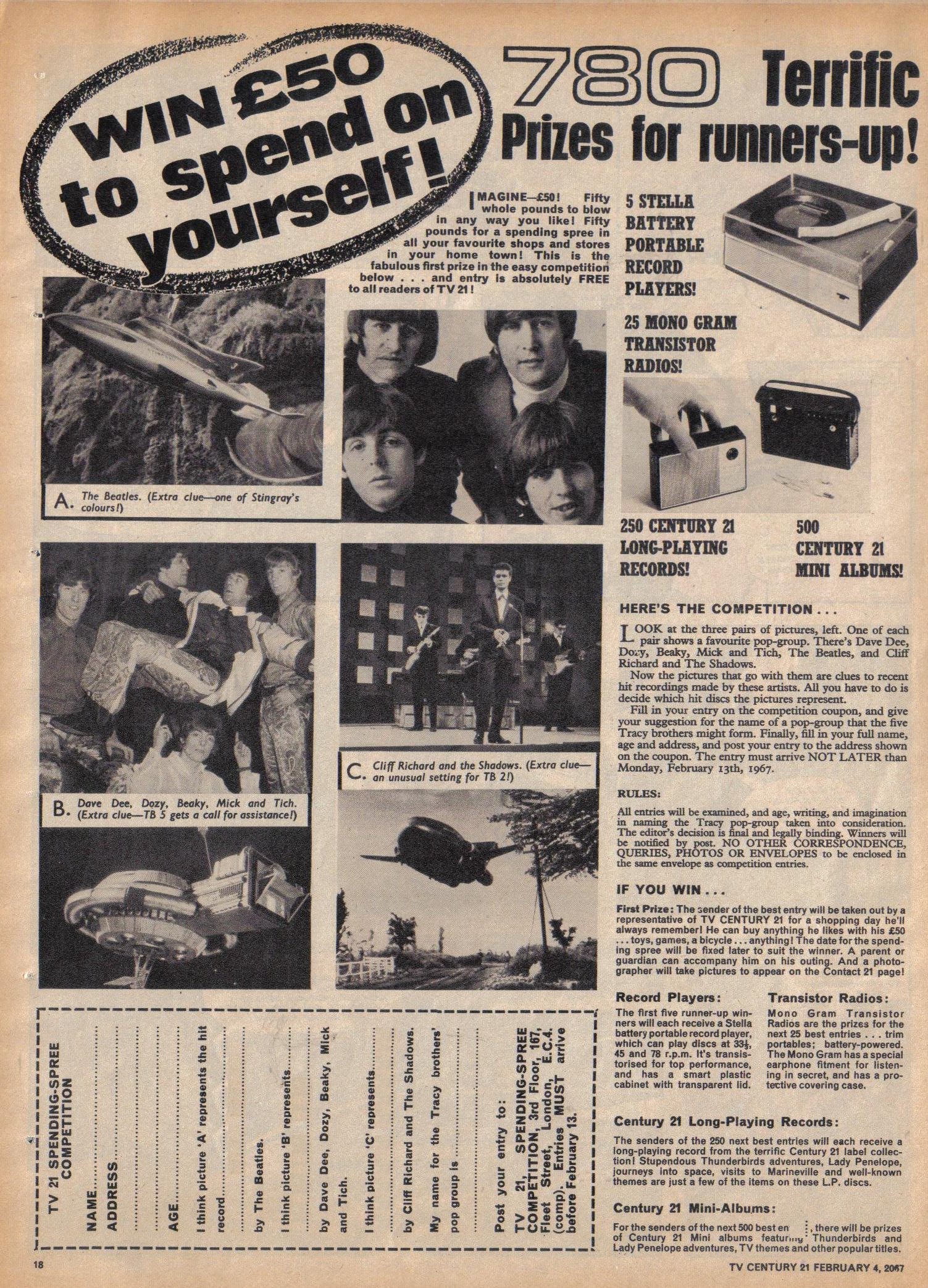 Read online TV Century 21 (TV 21) comic -  Issue #107 - 17
