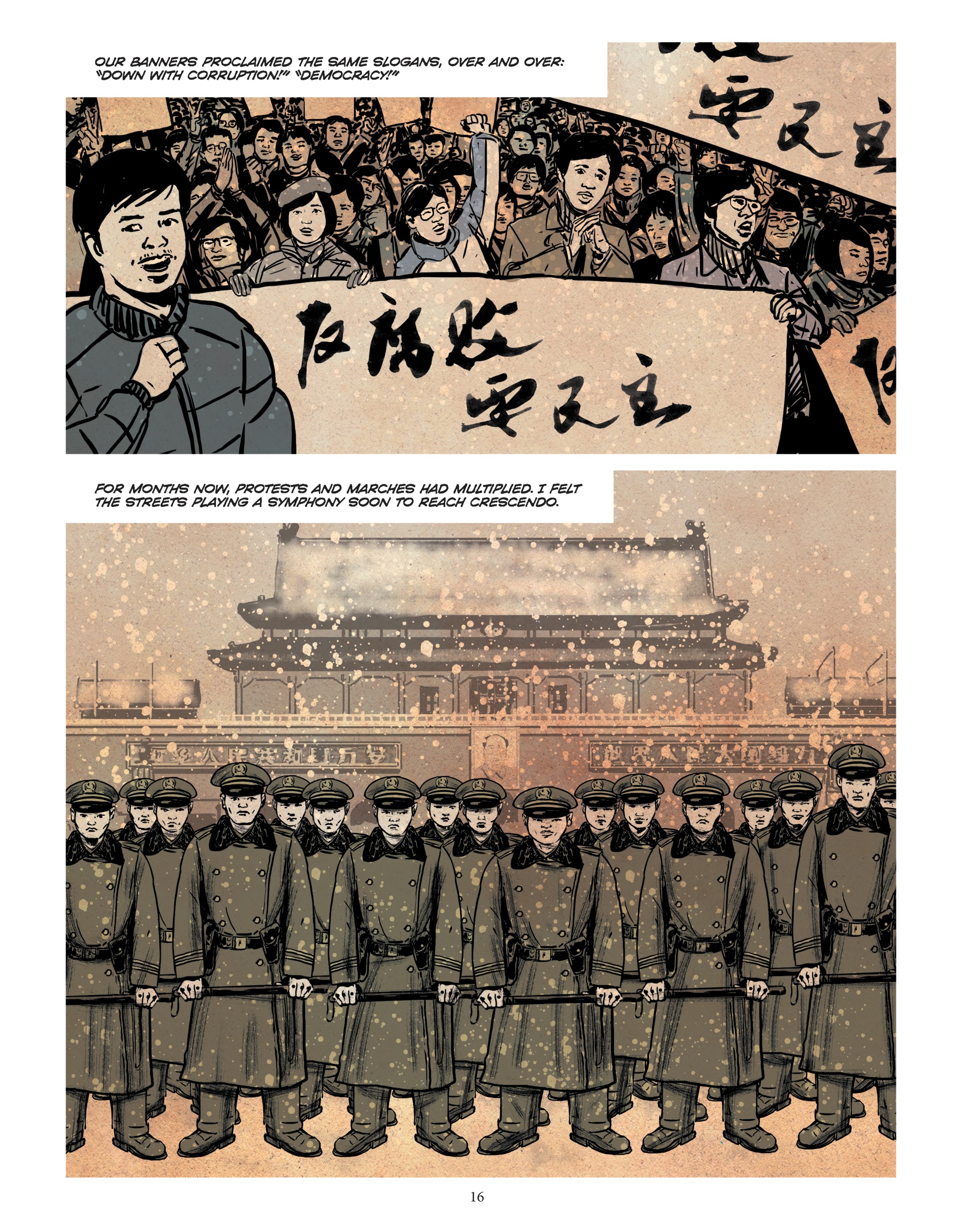 Read online Tiananmen 1989: Our Shattered Hopes comic -  Issue # TPB - 20