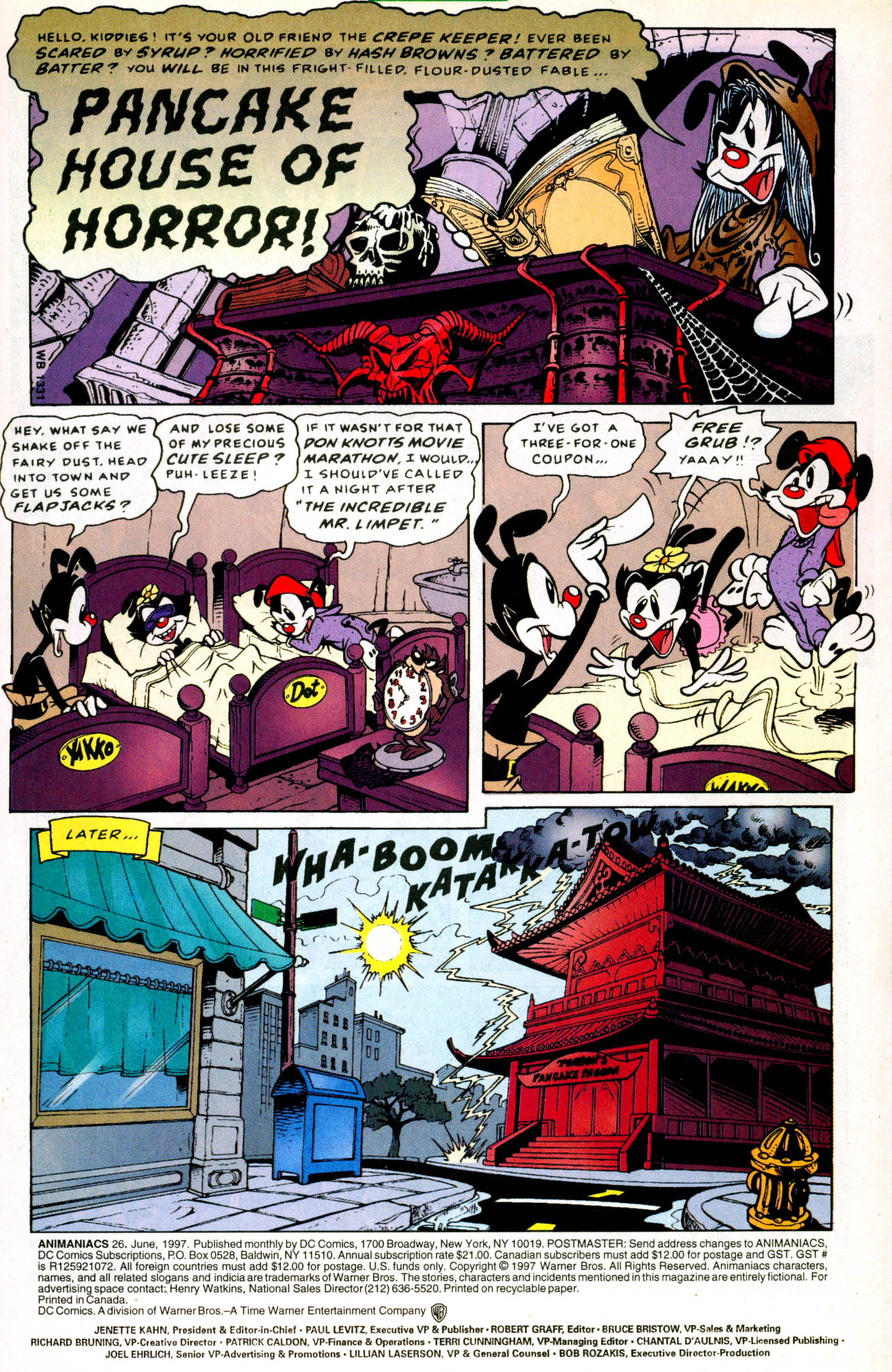 Read online Animaniacs comic -  Issue #26 - 2