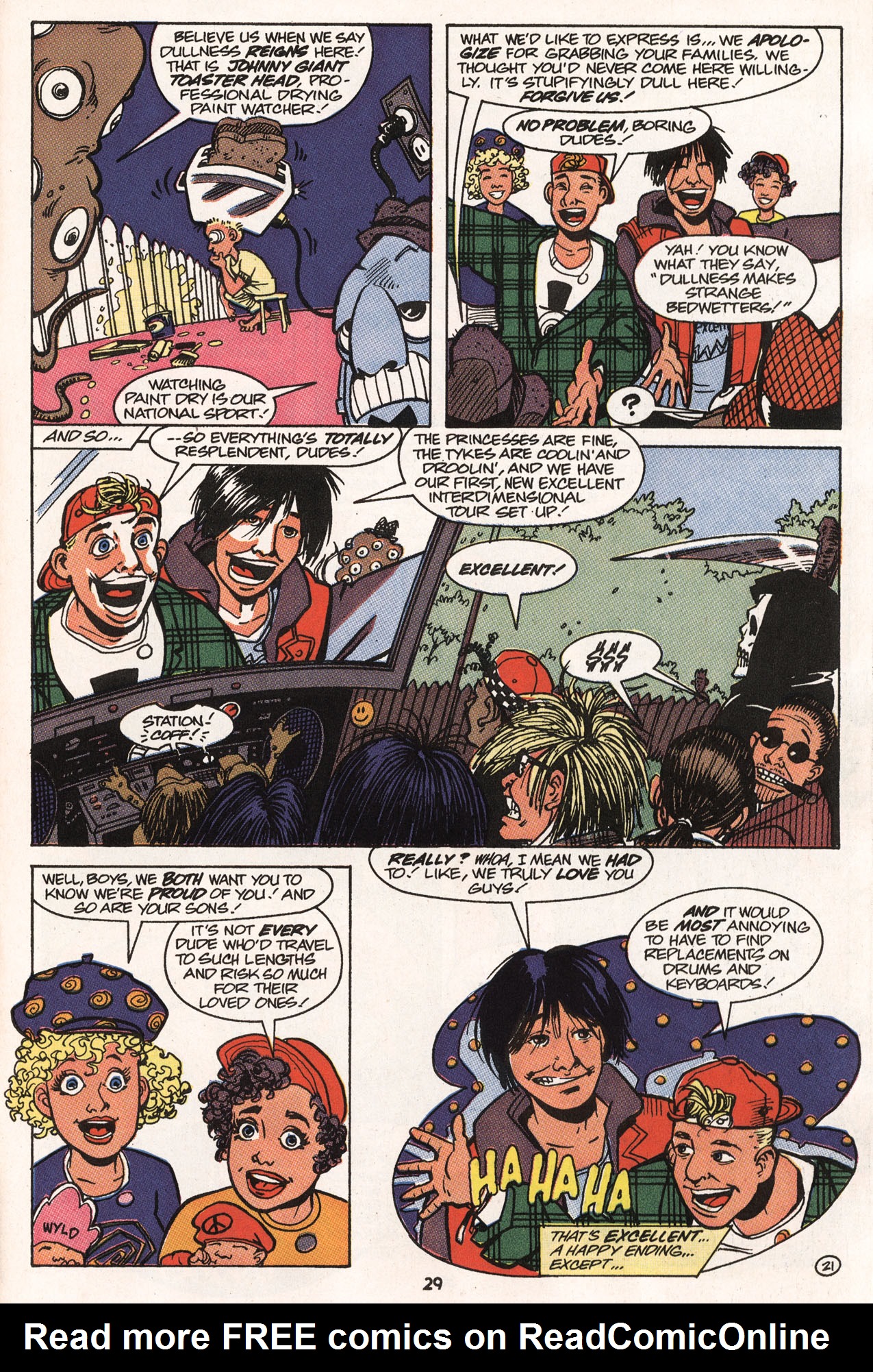 Read online Bill & Ted's Excellent Comic Book comic -  Issue #4 - 29