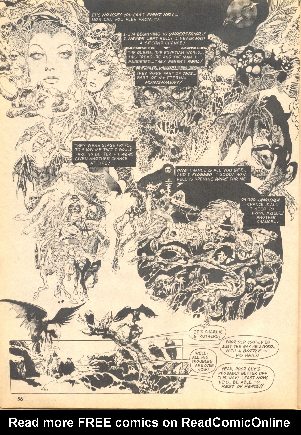Read online Creepy (1964) comic -  Issue #60 - 56