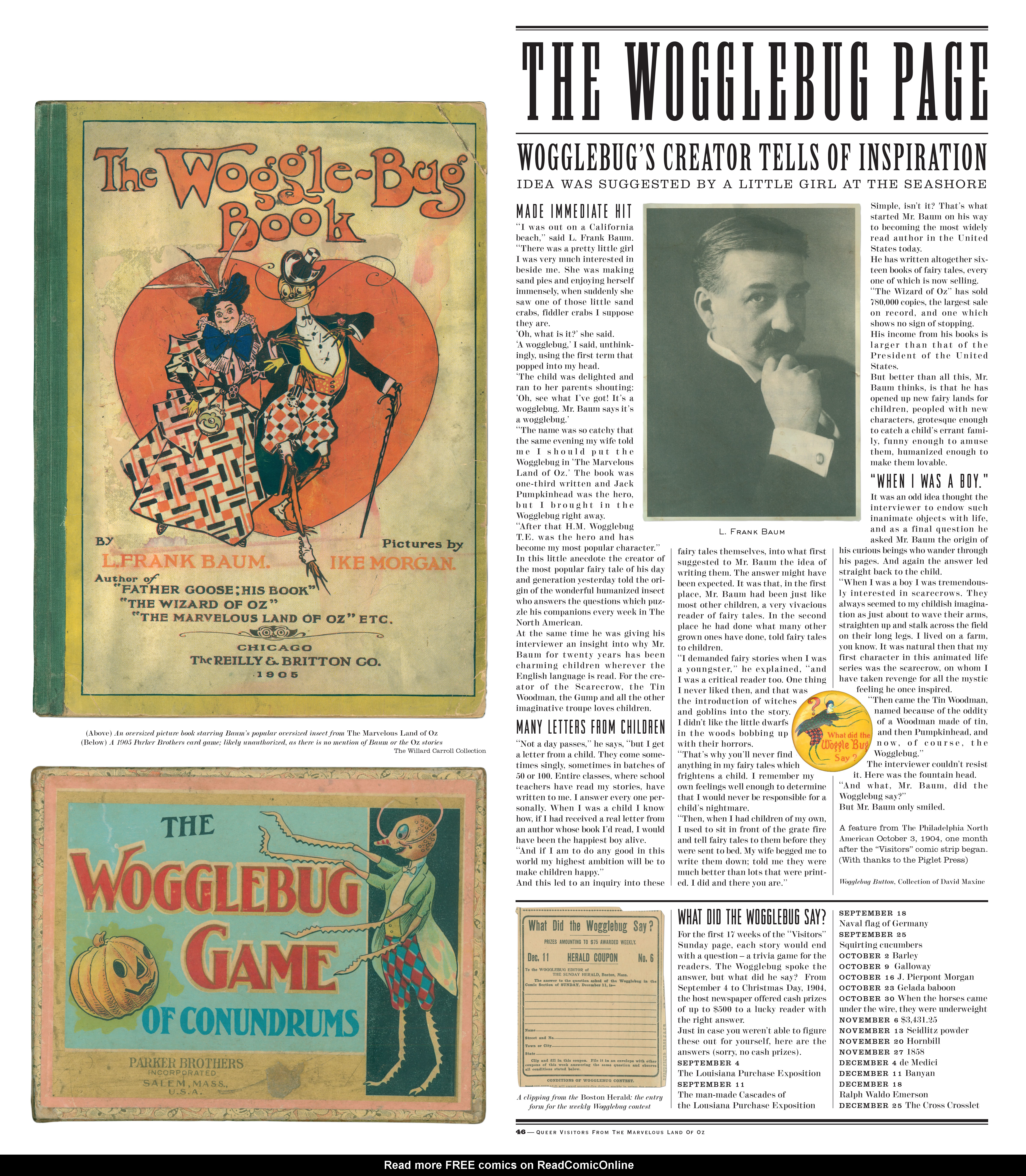 Read online Queer Visitors from the Marvelous Land of Oz comic -  Issue # TPB - 47