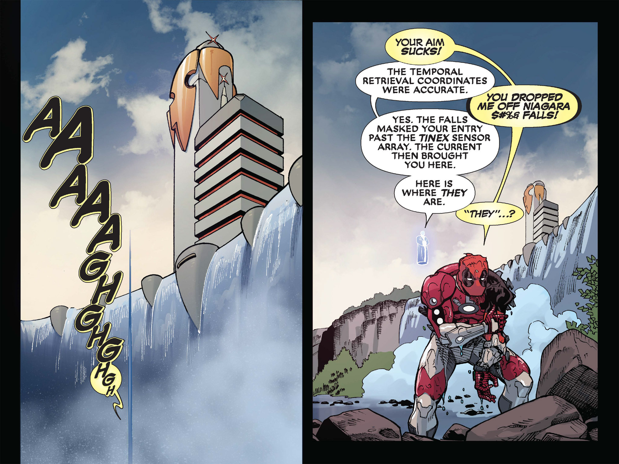 Read online Deadpool & Cable: Split Second Infinite Comic comic -  Issue #5 - 28