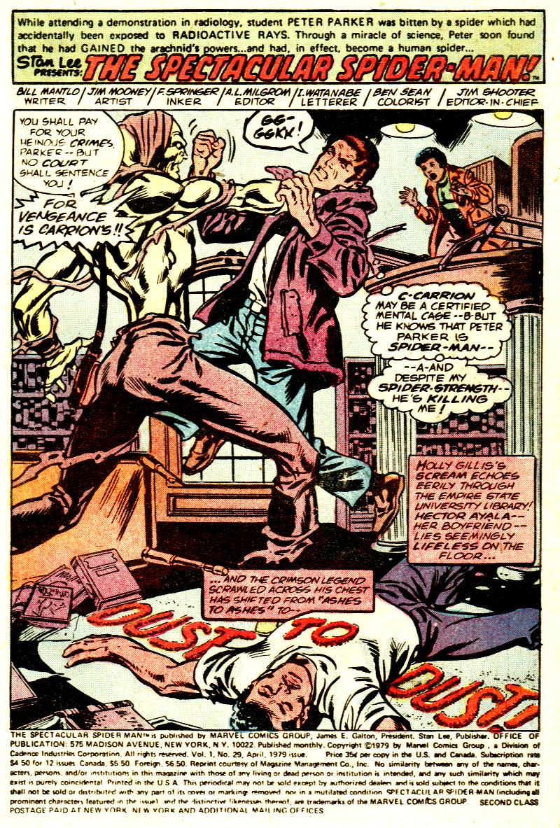 Read online The Spectacular Spider-Man (1976) comic -  Issue #29 - 2