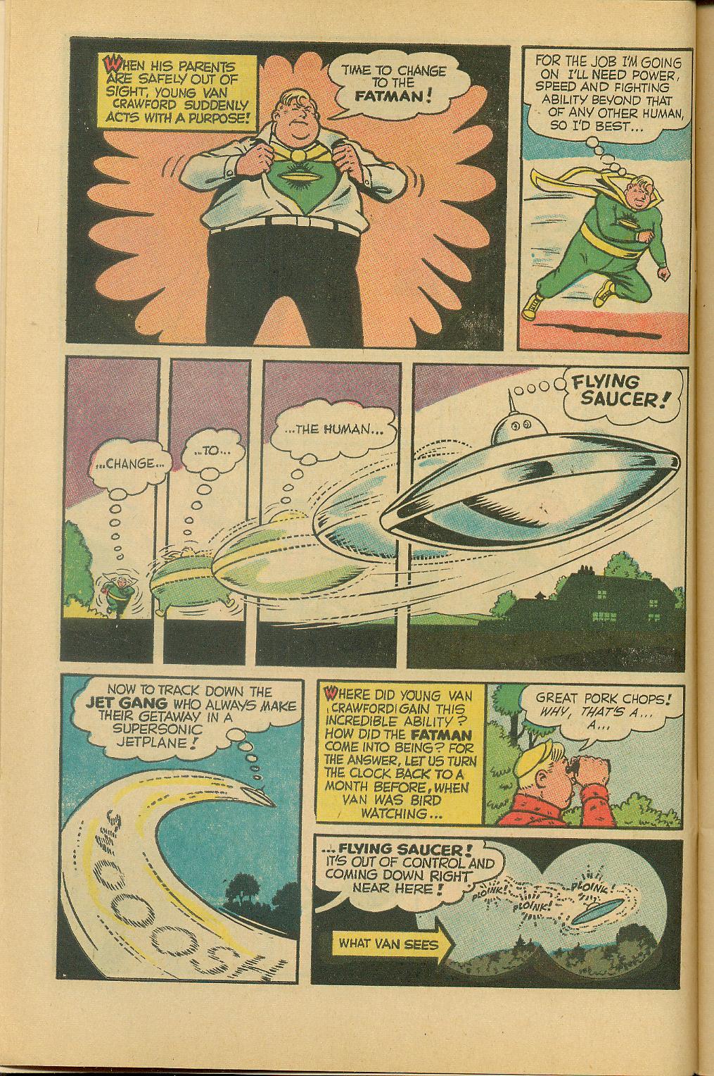 Read online Fatman, The Human Flying Saucer comic -  Issue #1 - 6