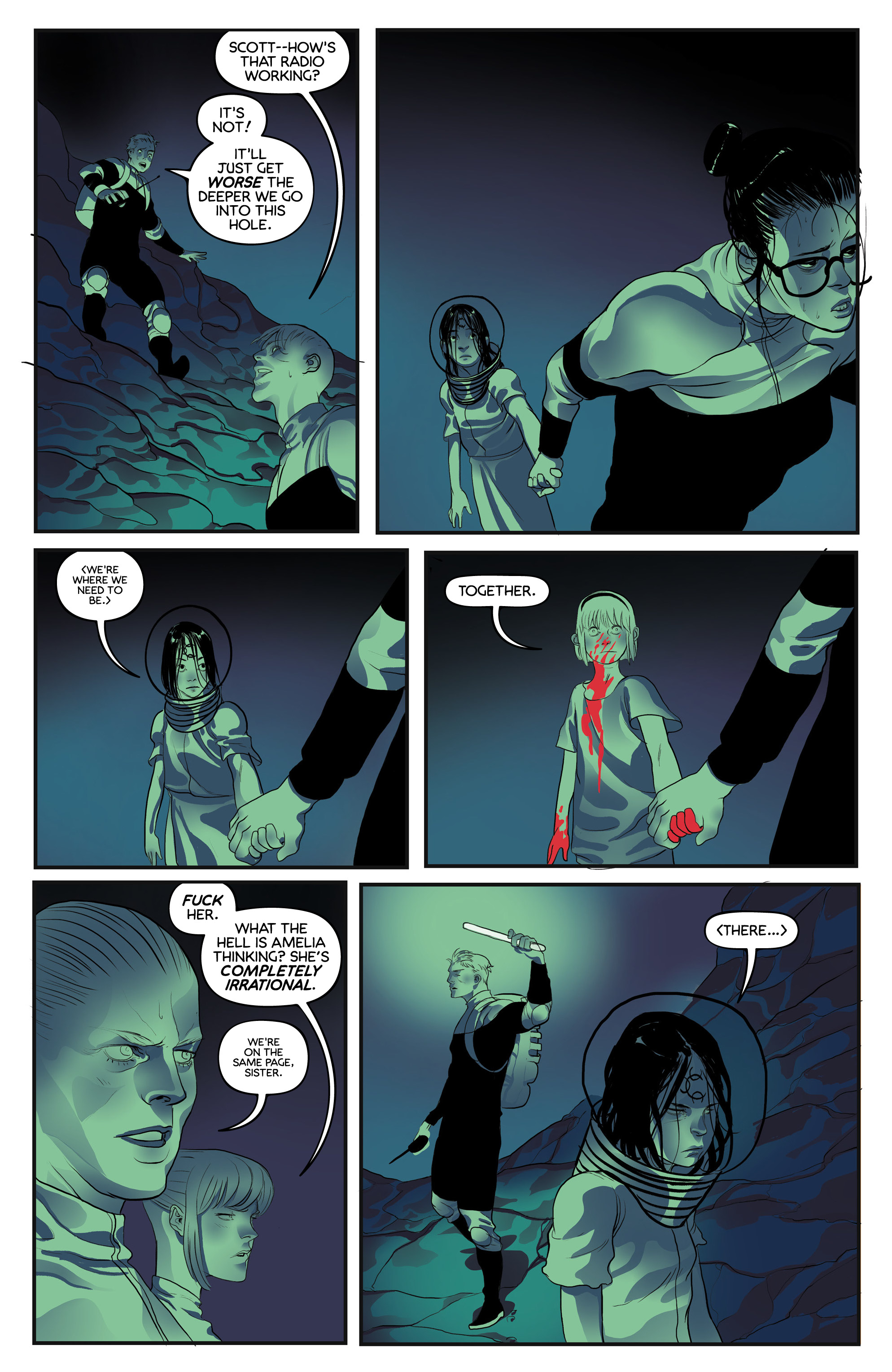 Read online Unearth comic -  Issue #3 - 7