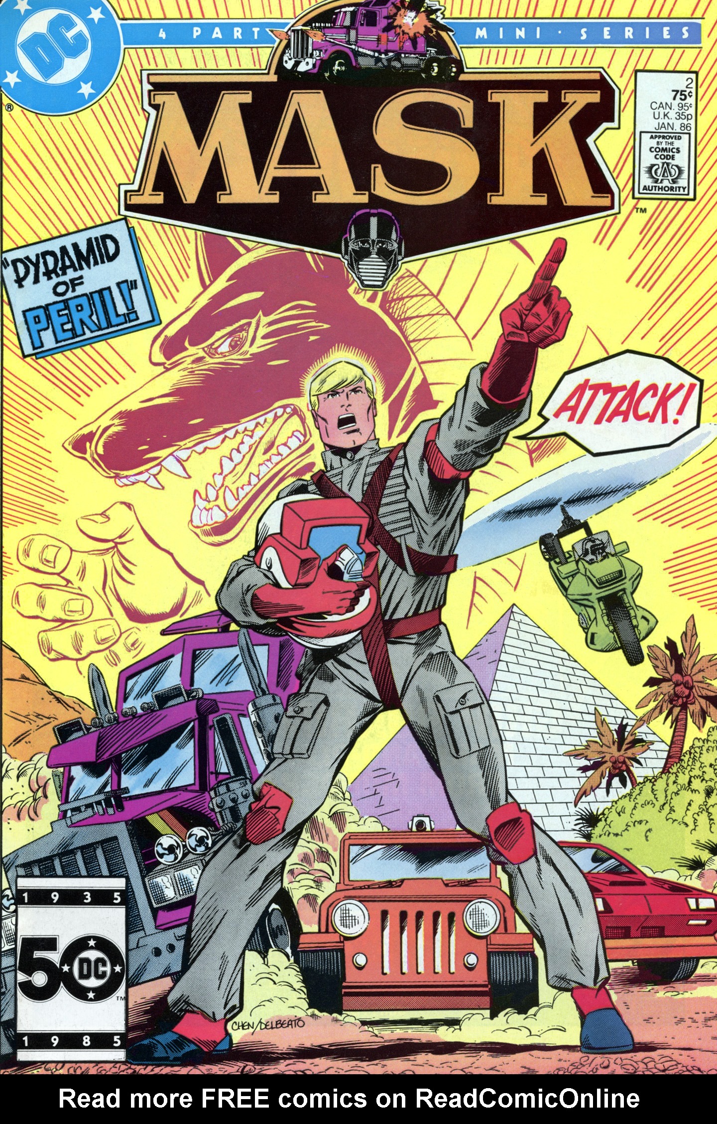 Read online MASK comic -  Issue #2 - 1