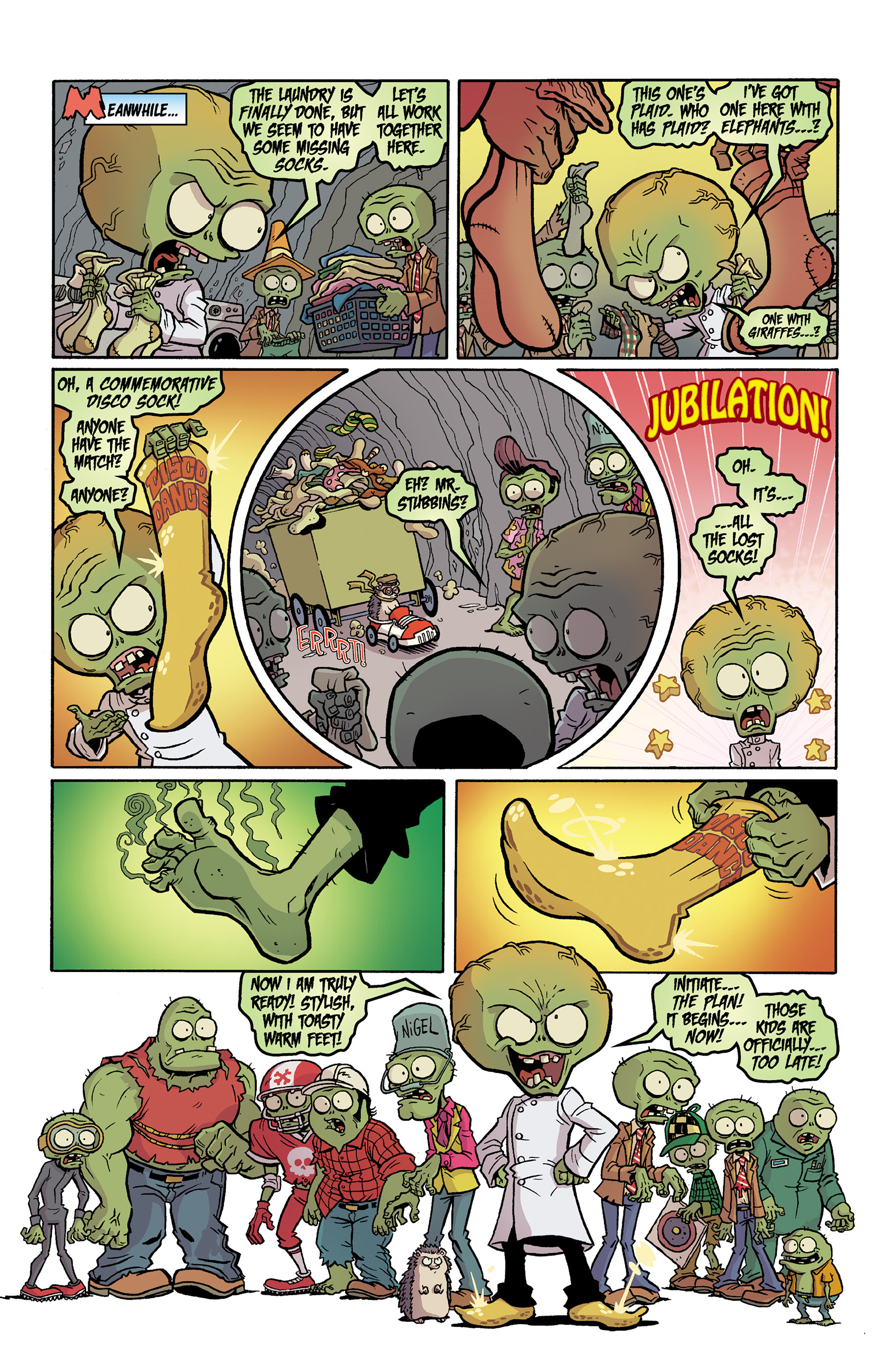 Read online Plants vs. Zombies: Boom Boom Mushroom comic -  Issue #12 - 5