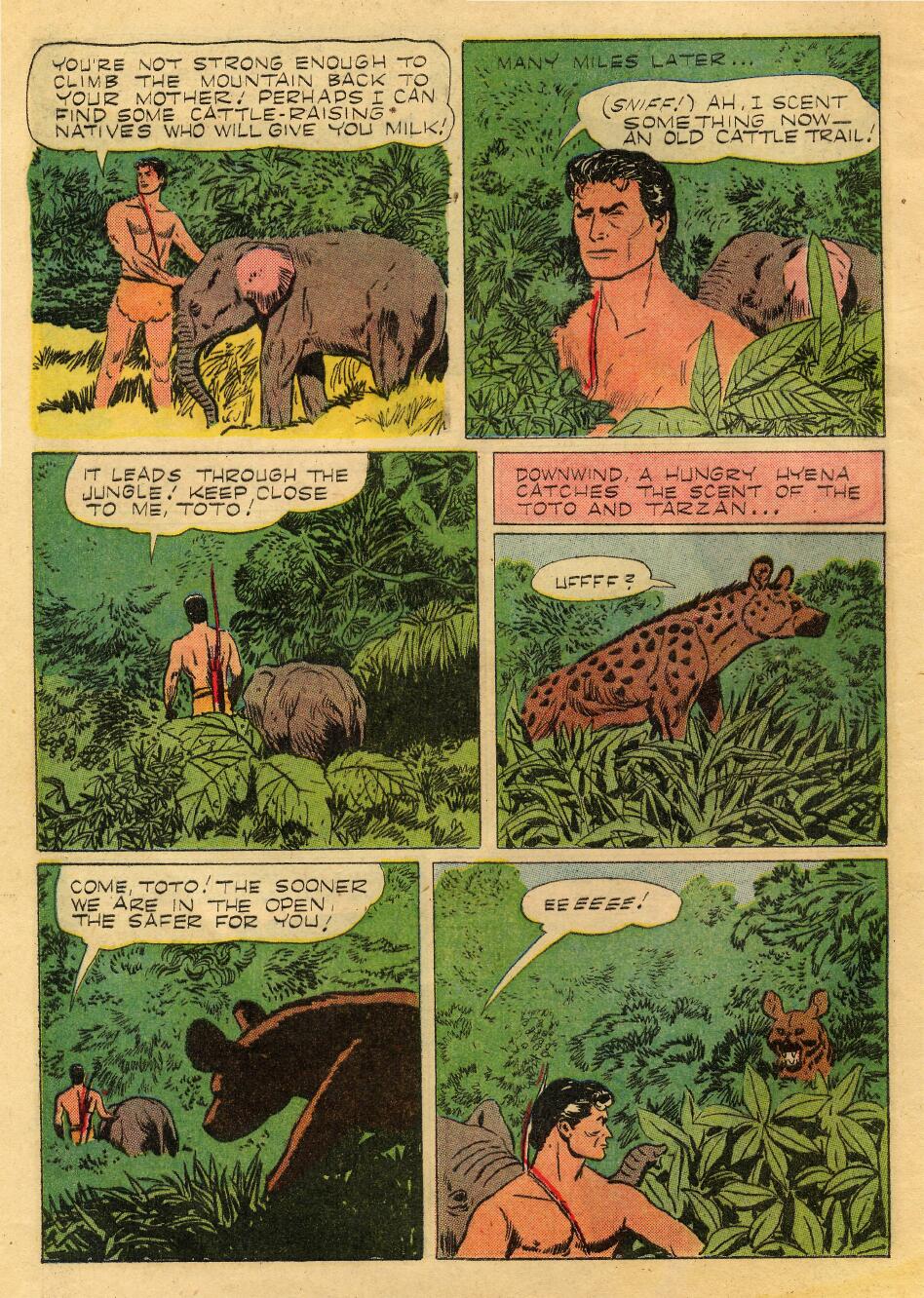 Read online Tarzan (1948) comic -  Issue #76 - 8