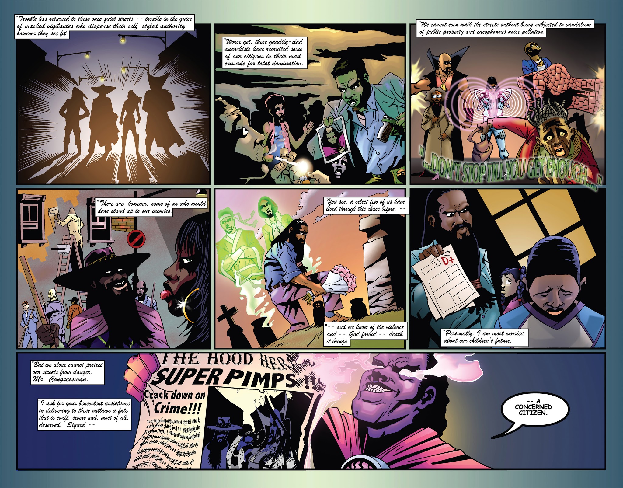 Read online Return of the Super Pimps comic -  Issue #3 - 8