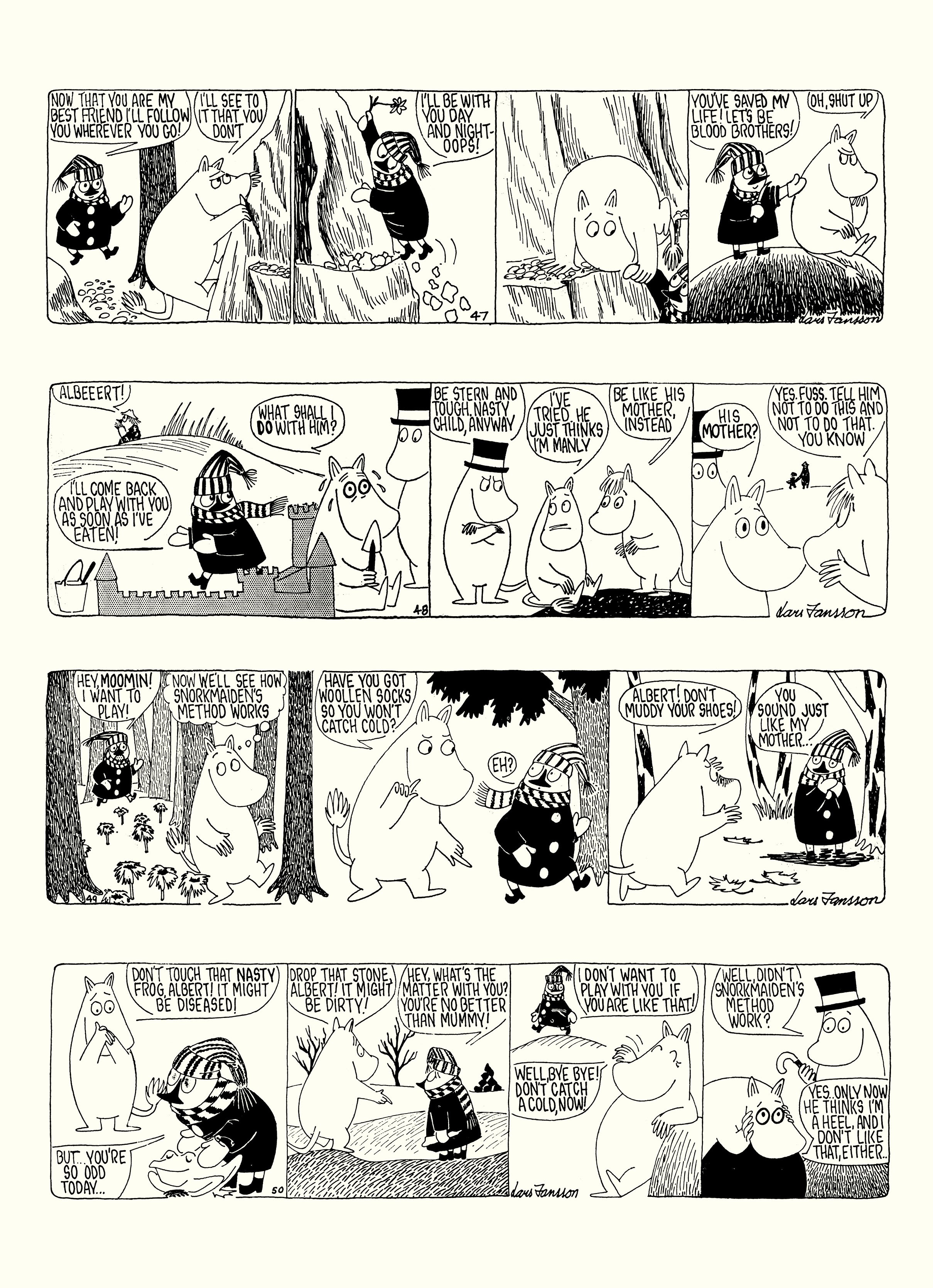 Read online Moomin: The Complete Lars Jansson Comic Strip comic -  Issue # TPB 8 - 63