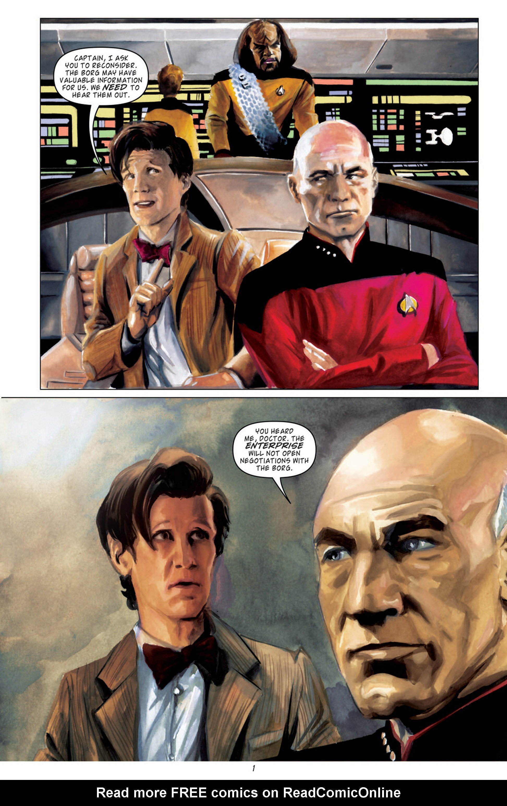 Read online Star Trek: The Next Generation/Doctor Who: Assimilation² comic -  Issue #5 - 4