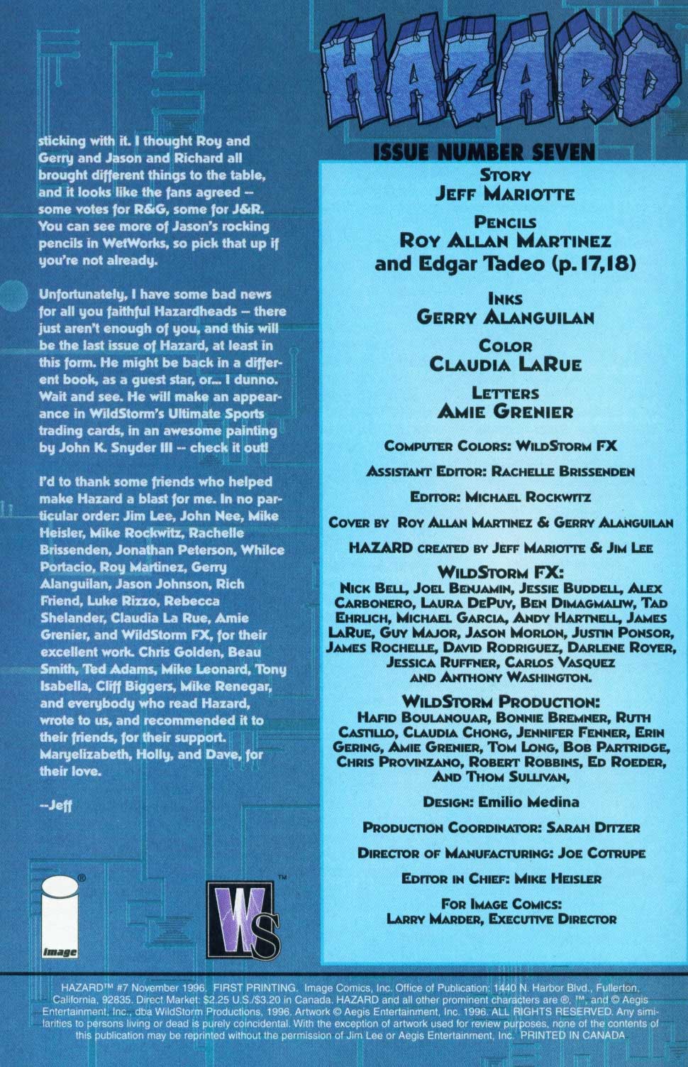 Read online Hazard comic -  Issue #7 - 23