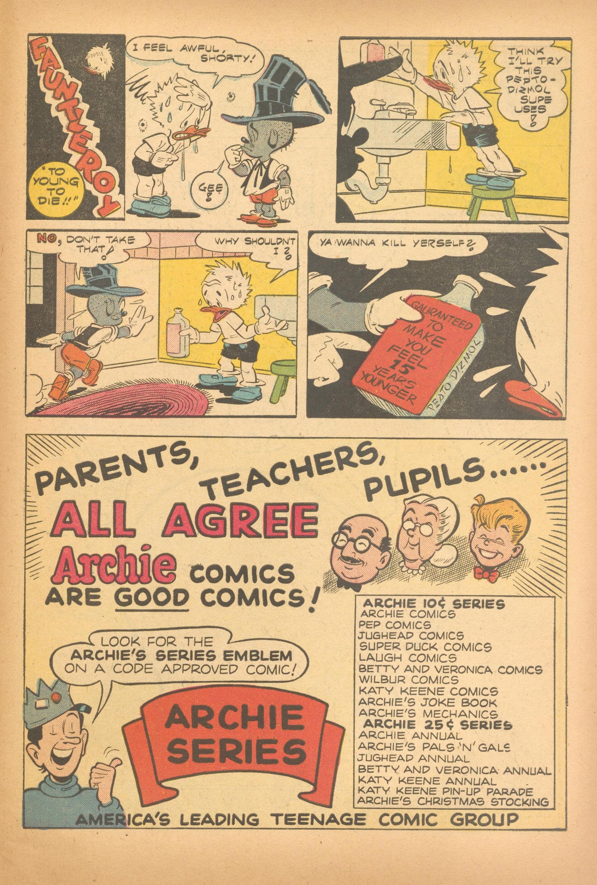Read online Super Duck Comics comic -  Issue #62 - 27