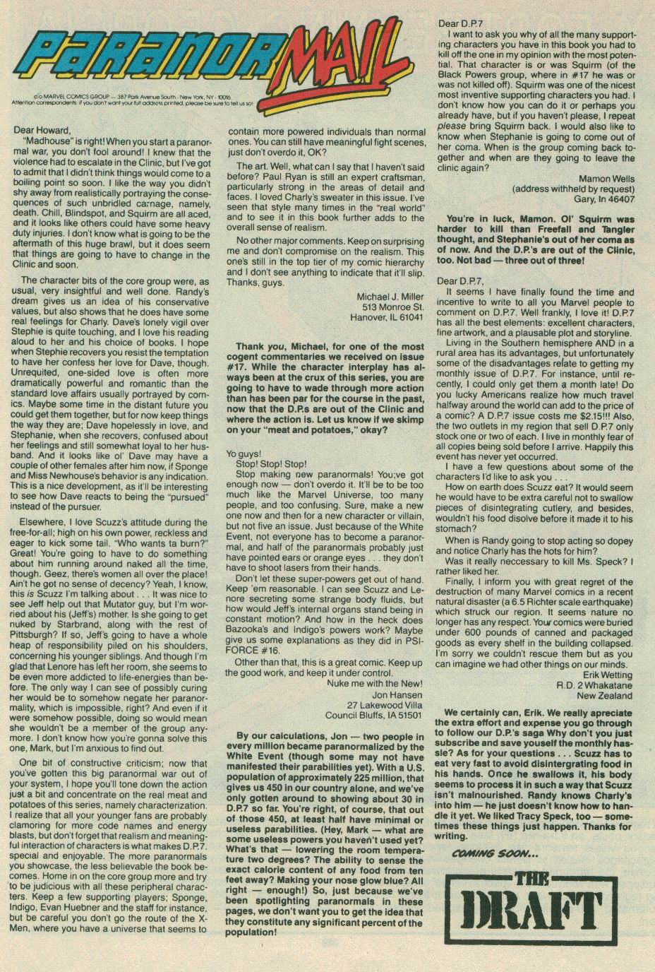 Read online DP7 comic -  Issue #22 - 29