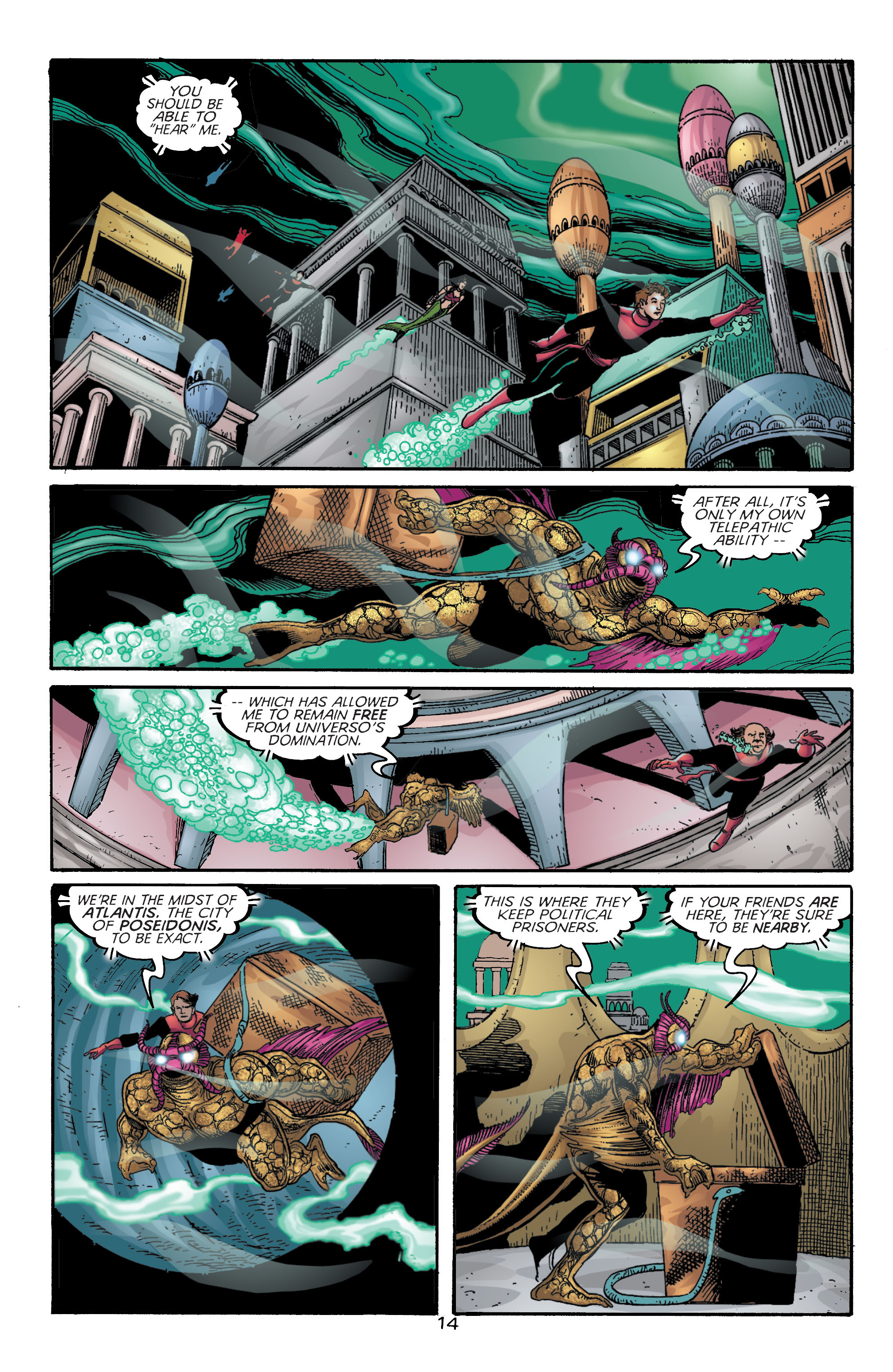 Read online Titans/Legion of Super-Heroes: Universe Ablaze comic -  Issue #4 - 16