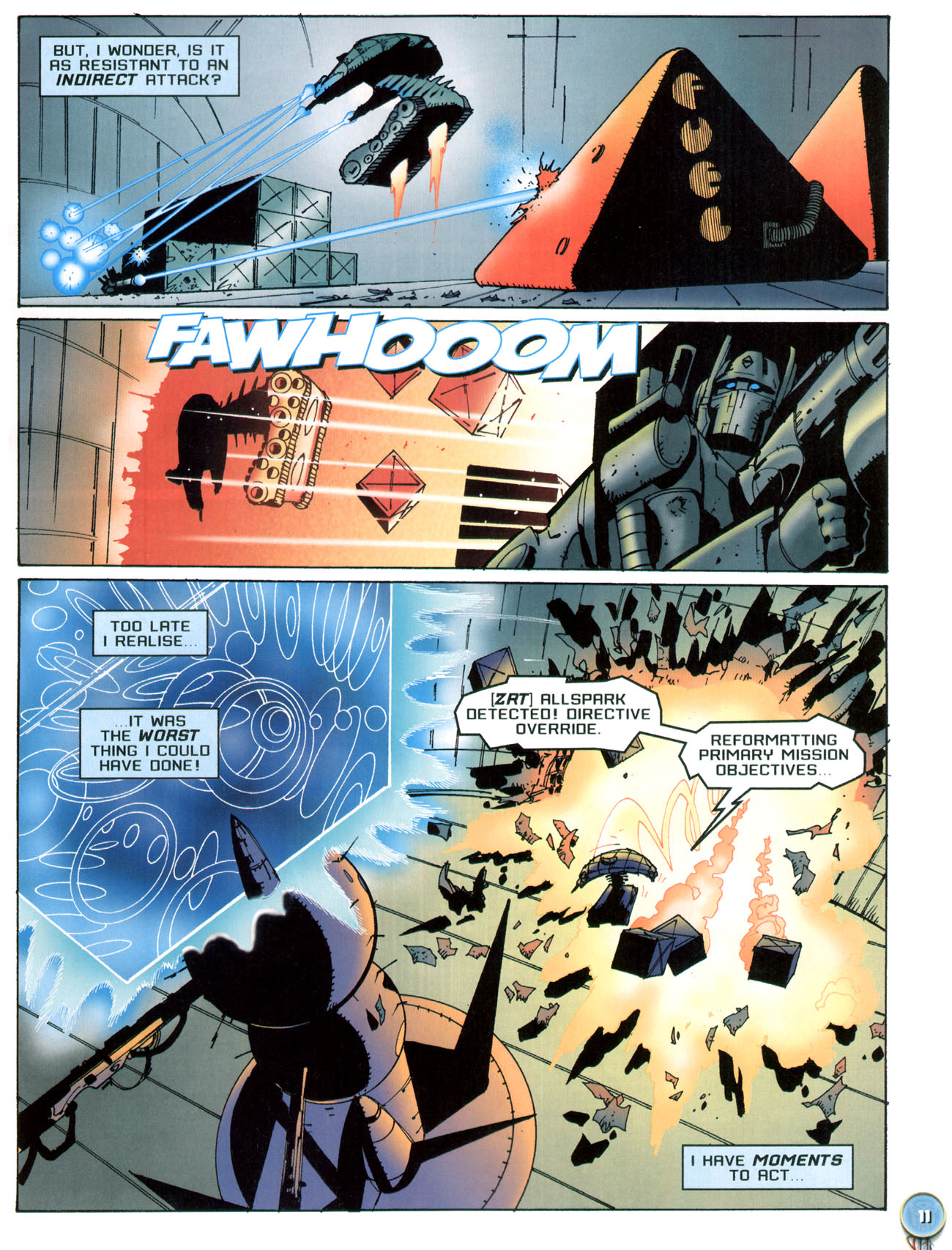 Read online Transformers: Robots in Disguise (2007) comic -  Issue #1 - 11