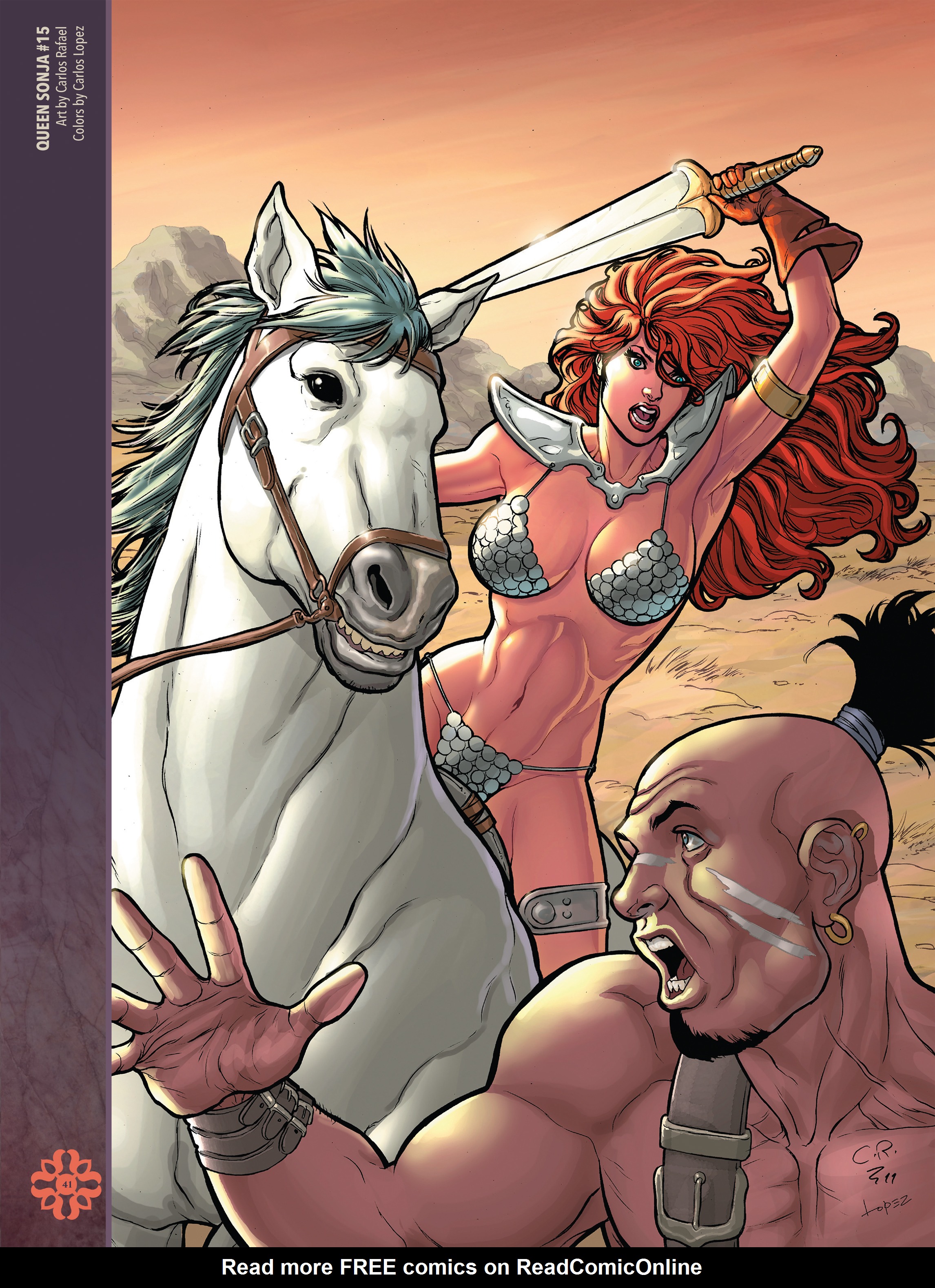 Read online The Art of Red Sonja comic -  Issue # TPB 2 (Part 1) - 41