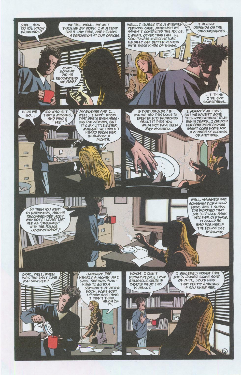 Read online Scene of the Crime comic -  Issue #1 - 6