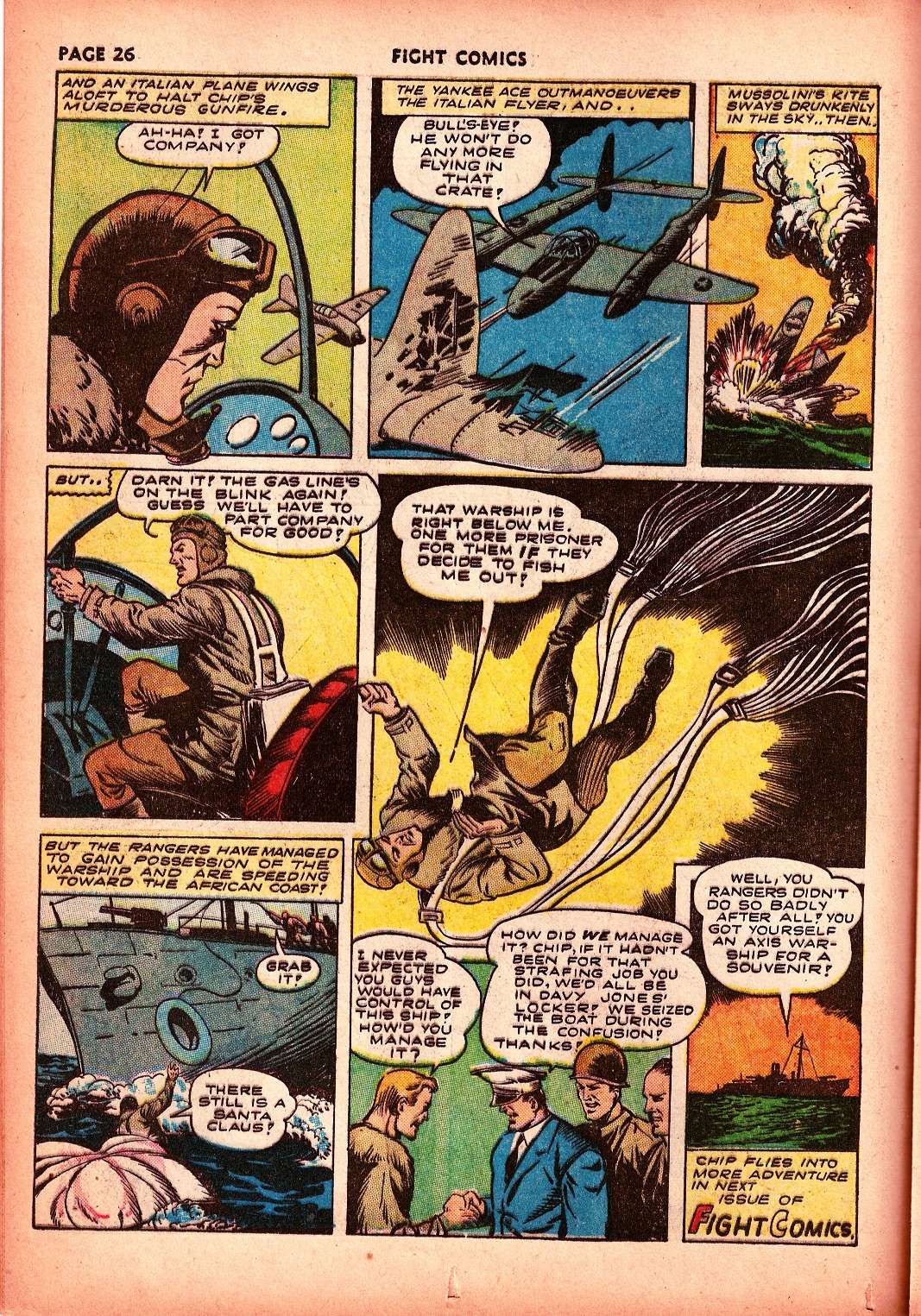 Read online Fight Comics comic -  Issue #26 - 28