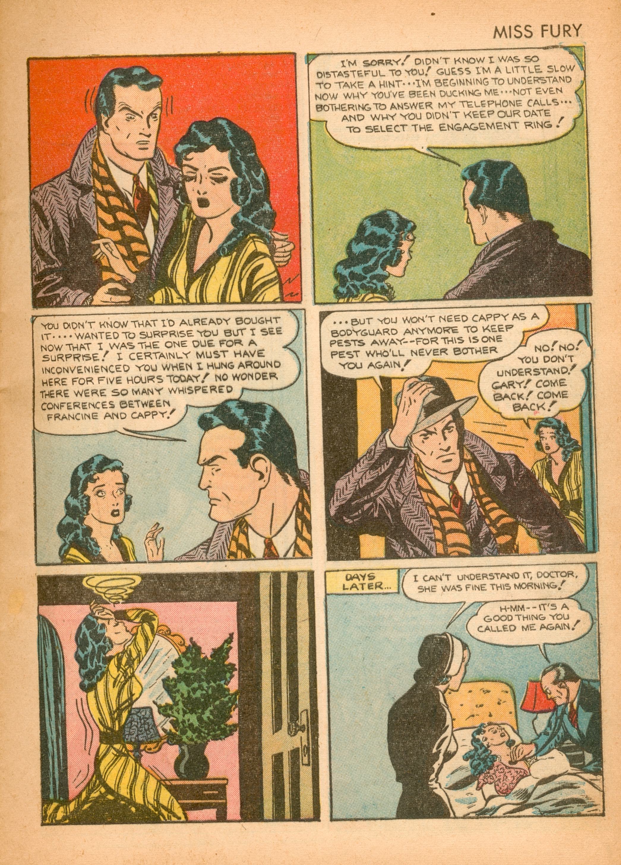 Read online Miss Fury (1942) comic -  Issue #2 - 9