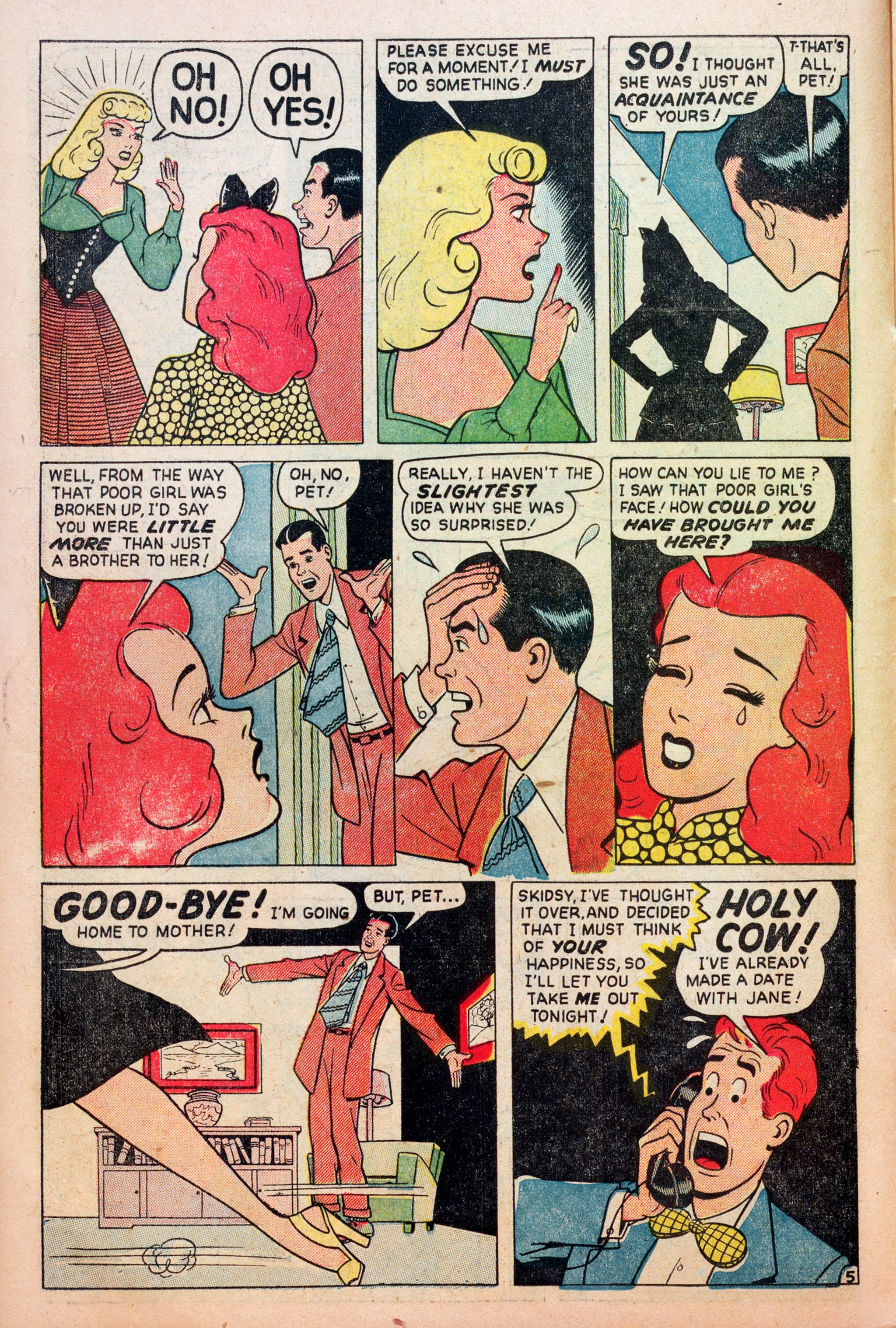 Read online Comedy Comics (1948) comic -  Issue #6 - 14