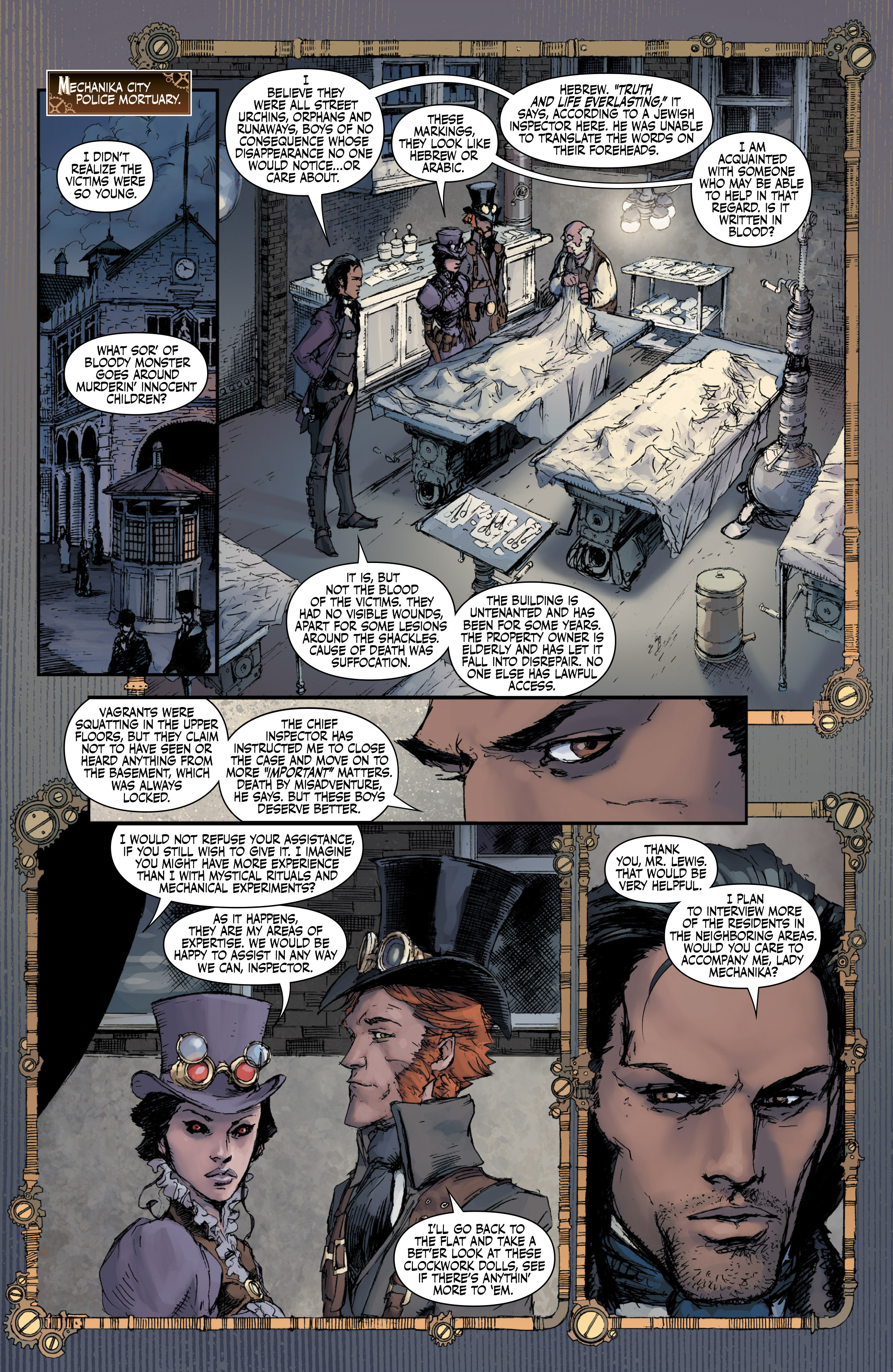 Read online Lady Mechanika: The Lost Boys of West Abbey comic -  Issue #3 - 19