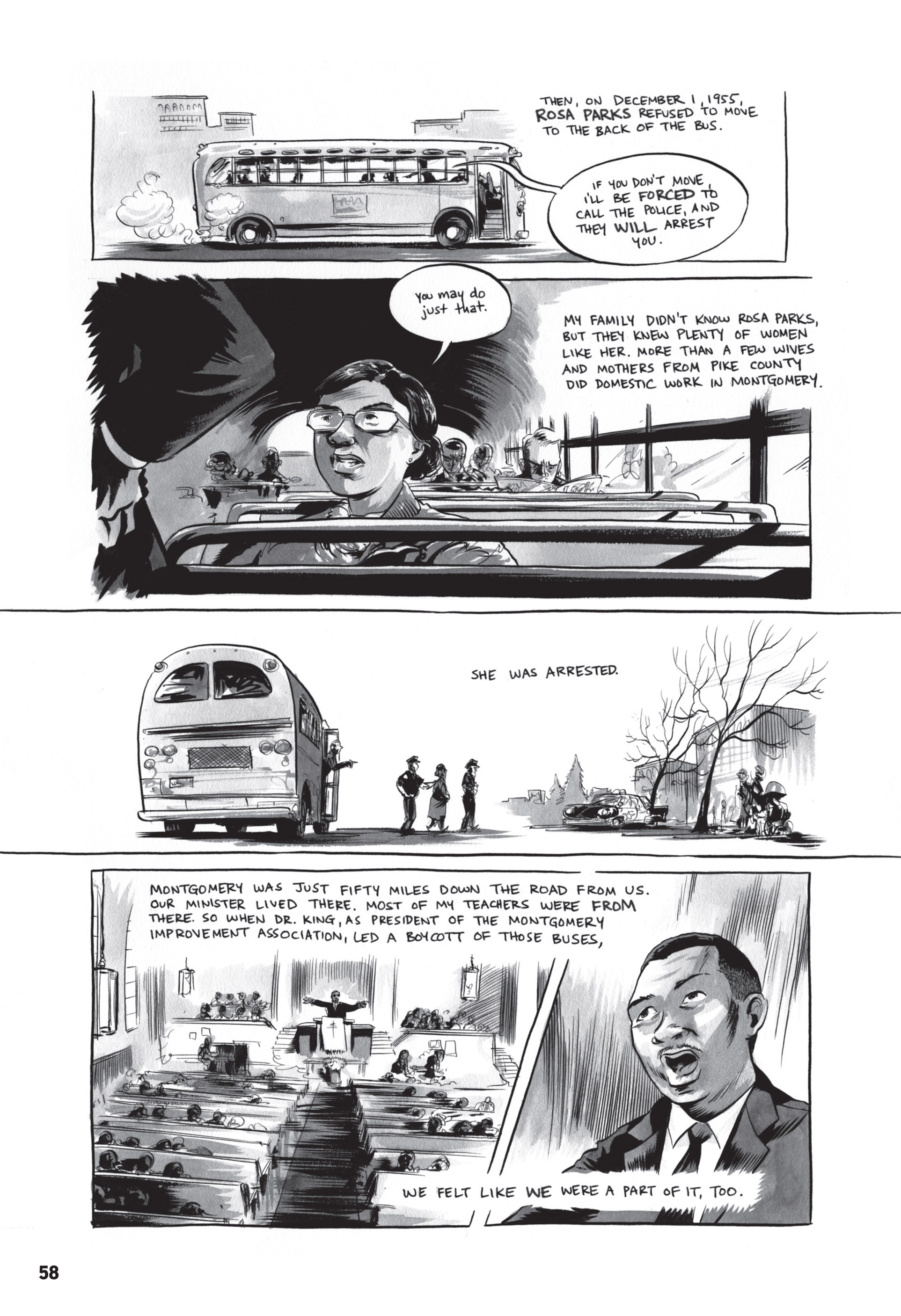 Read online March comic -  Issue #1 - 56