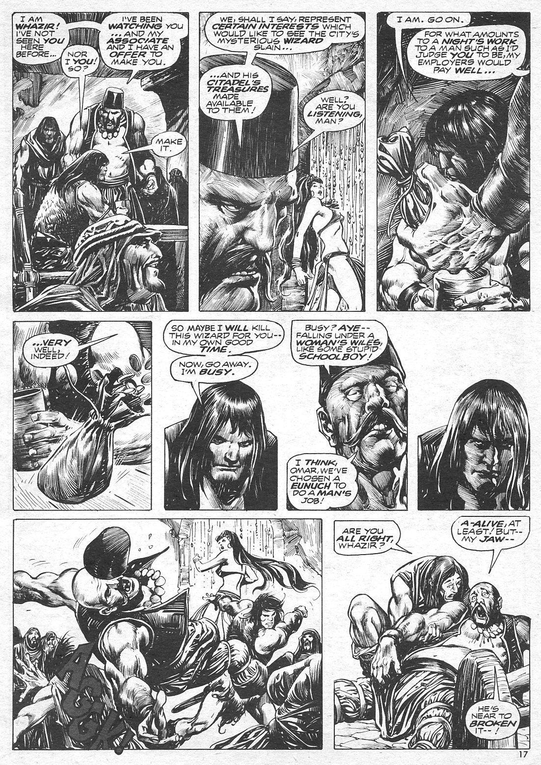 Read online The Savage Sword Of Conan comic -  Issue #7 - 17