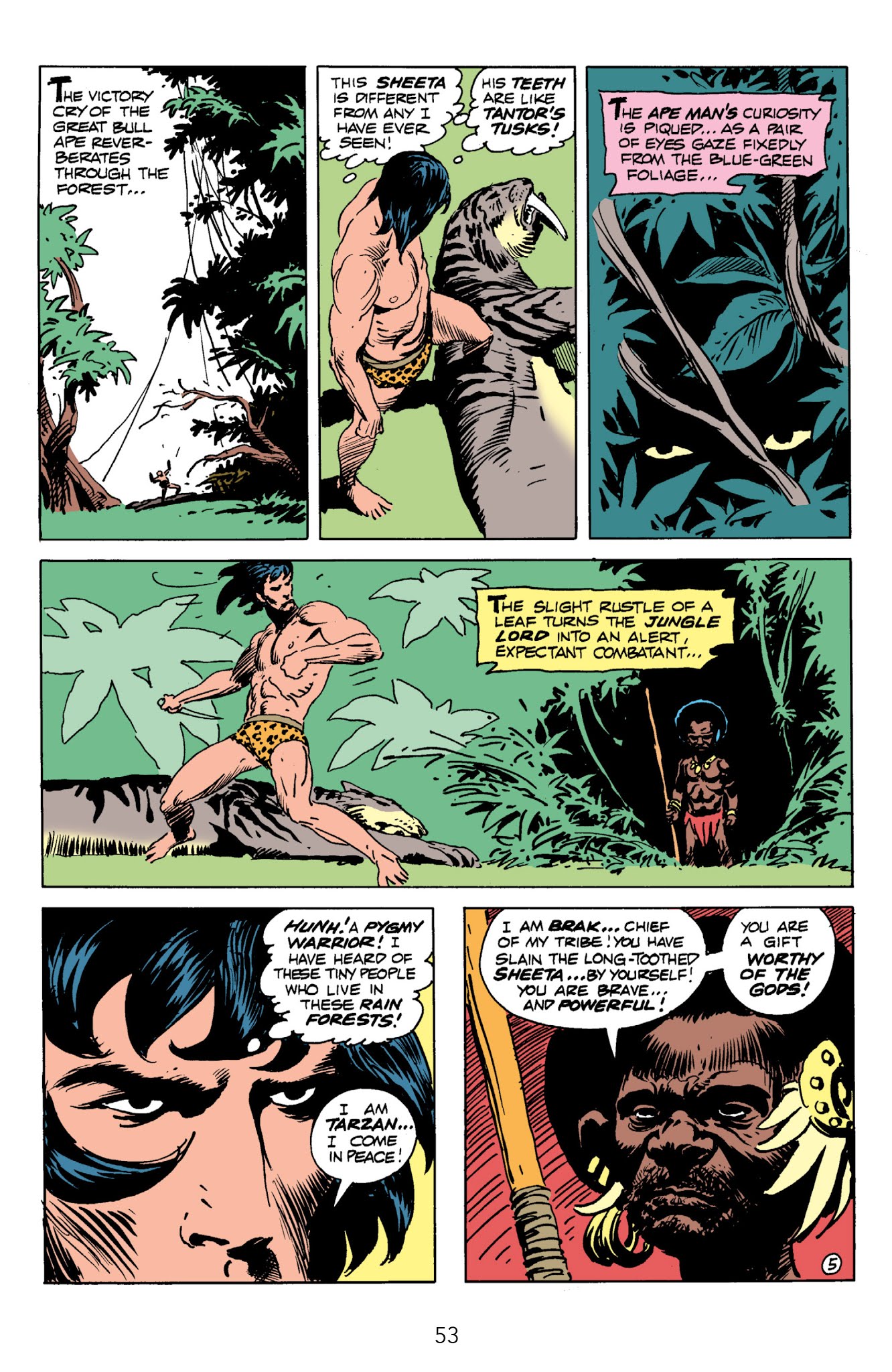 Read online Edgar Rice Burroughs' Tarzan The Joe Kubert Years comic -  Issue # TPB 3 (Part 1) - 54
