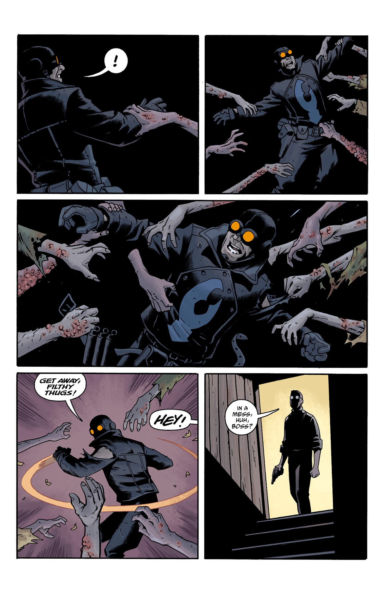 Read online Lobster Johnson: Mangekyō comic -  Issue # Full - 12