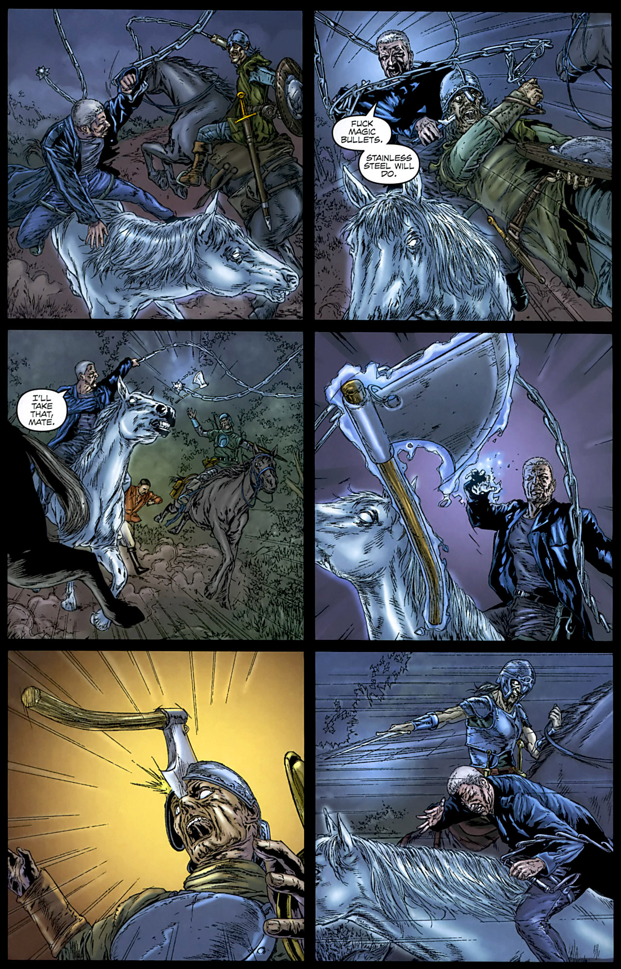 Read online Gravel comic -  Issue #5 - 21