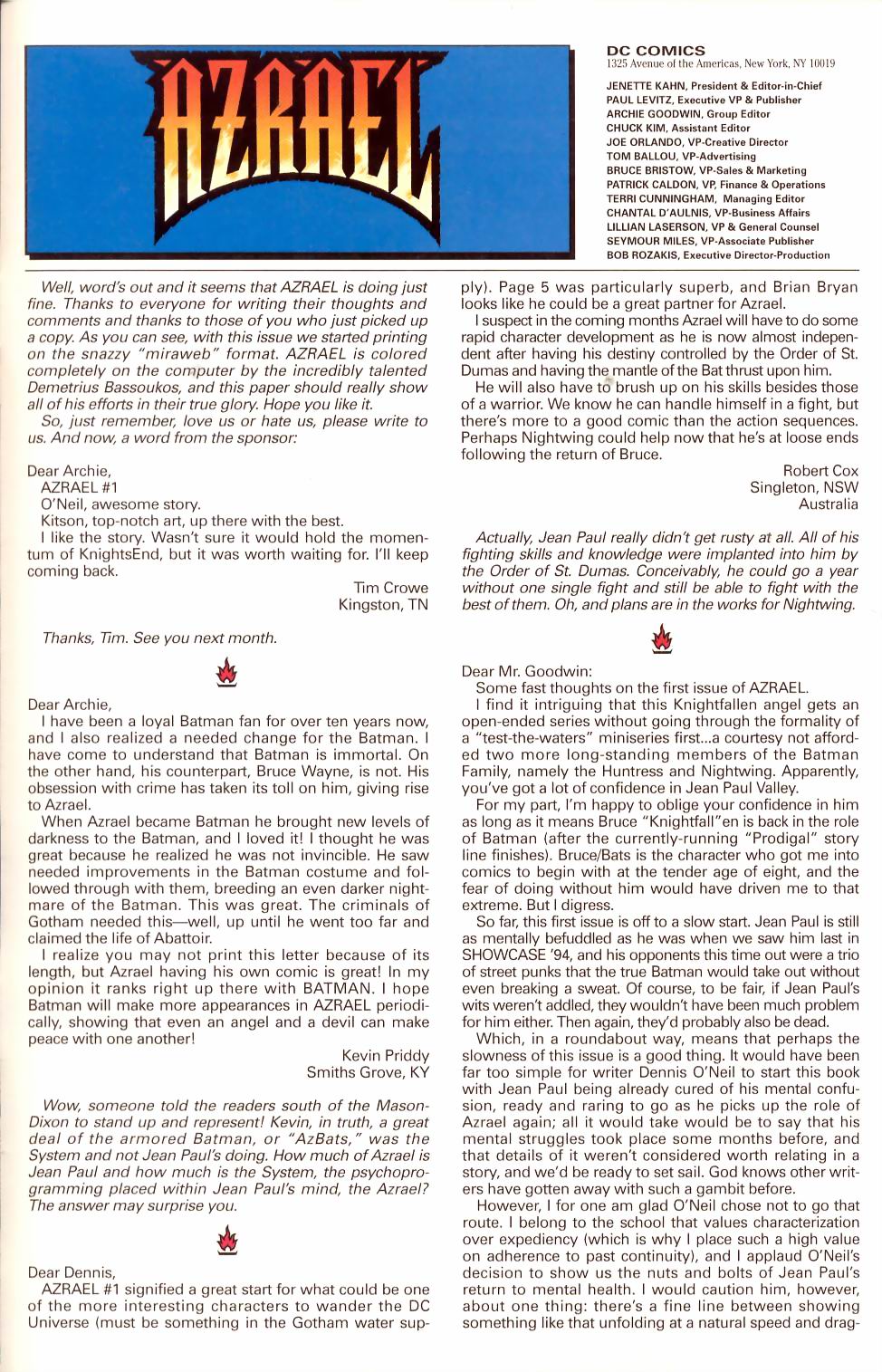 Read online Azrael (1995) comic -  Issue #5 - 25