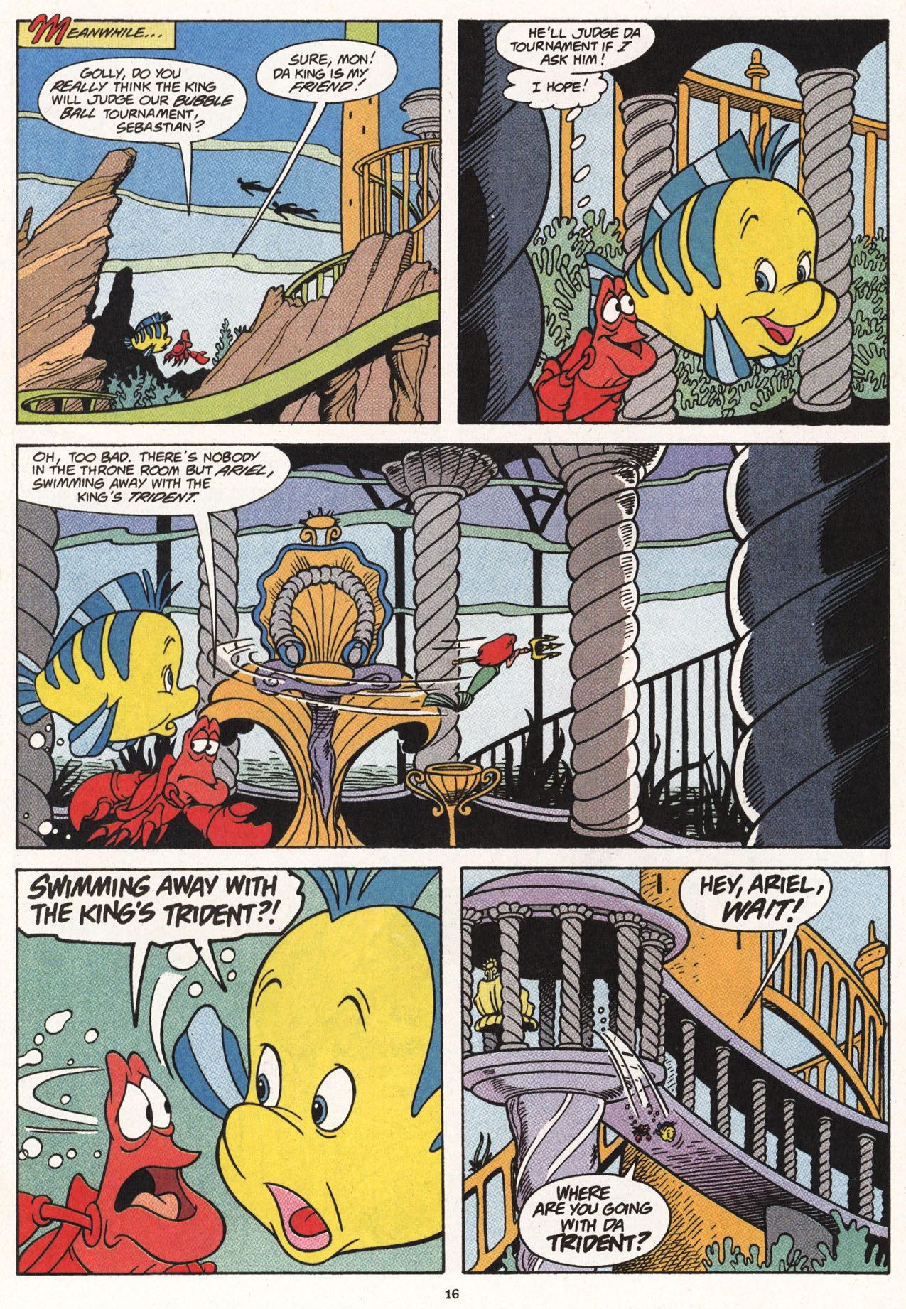 Read online Disney's The Little Mermaid comic -  Issue #3 - 18