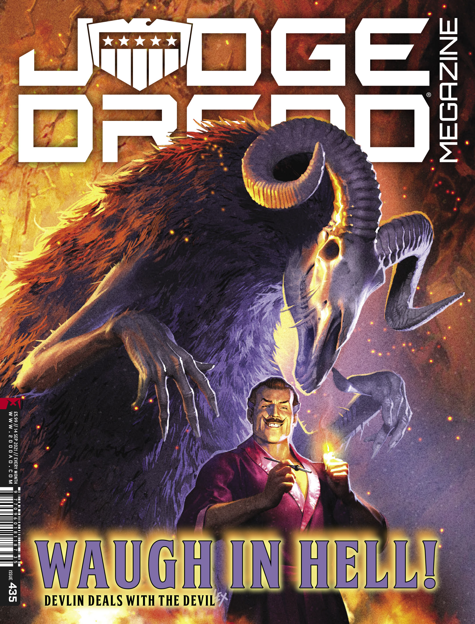 Read online Judge Dredd Megazine (Vol. 5) comic -  Issue #435 - 1