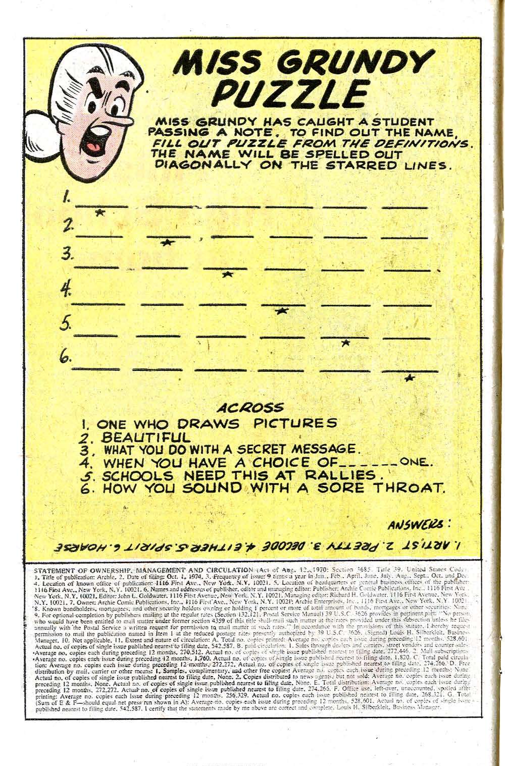 Read online Archie (1960) comic -  Issue #243 - 10