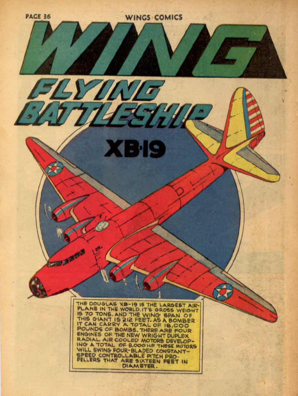 Read online Wings Comics comic -  Issue #16 - 38