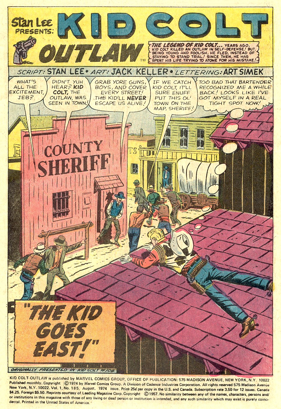 Read online Kid Colt Outlaw comic -  Issue #185 - 3