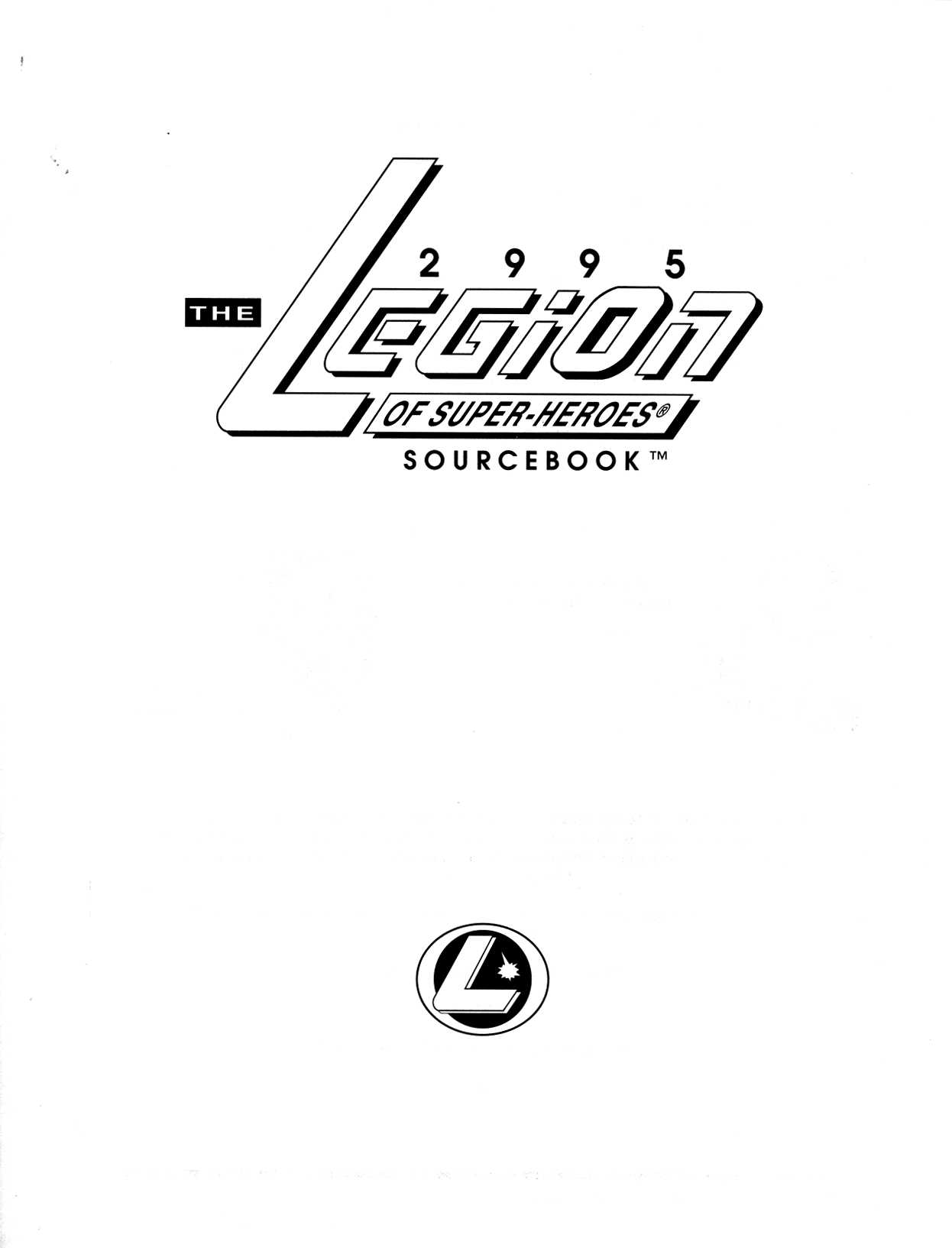 Read online 2995: The Legion of Super-Heroes Sourcebook comic -  Issue # TPB - 2