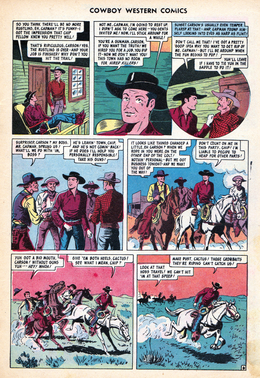Read online Cowboy Western Comics (1948) comic -  Issue #30 - 17