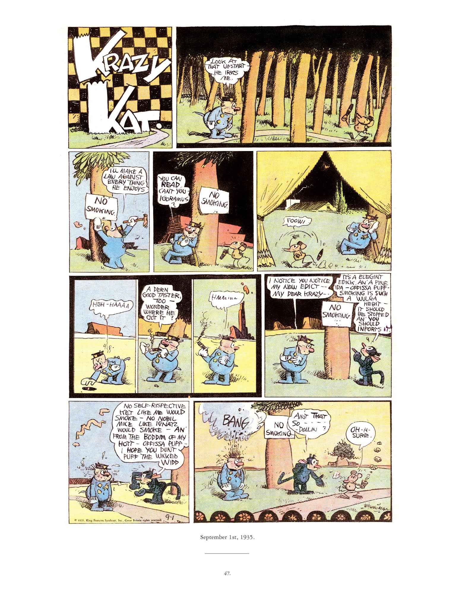 Read online Krazy & Ignatz comic -  Issue # TPB 9 - 45