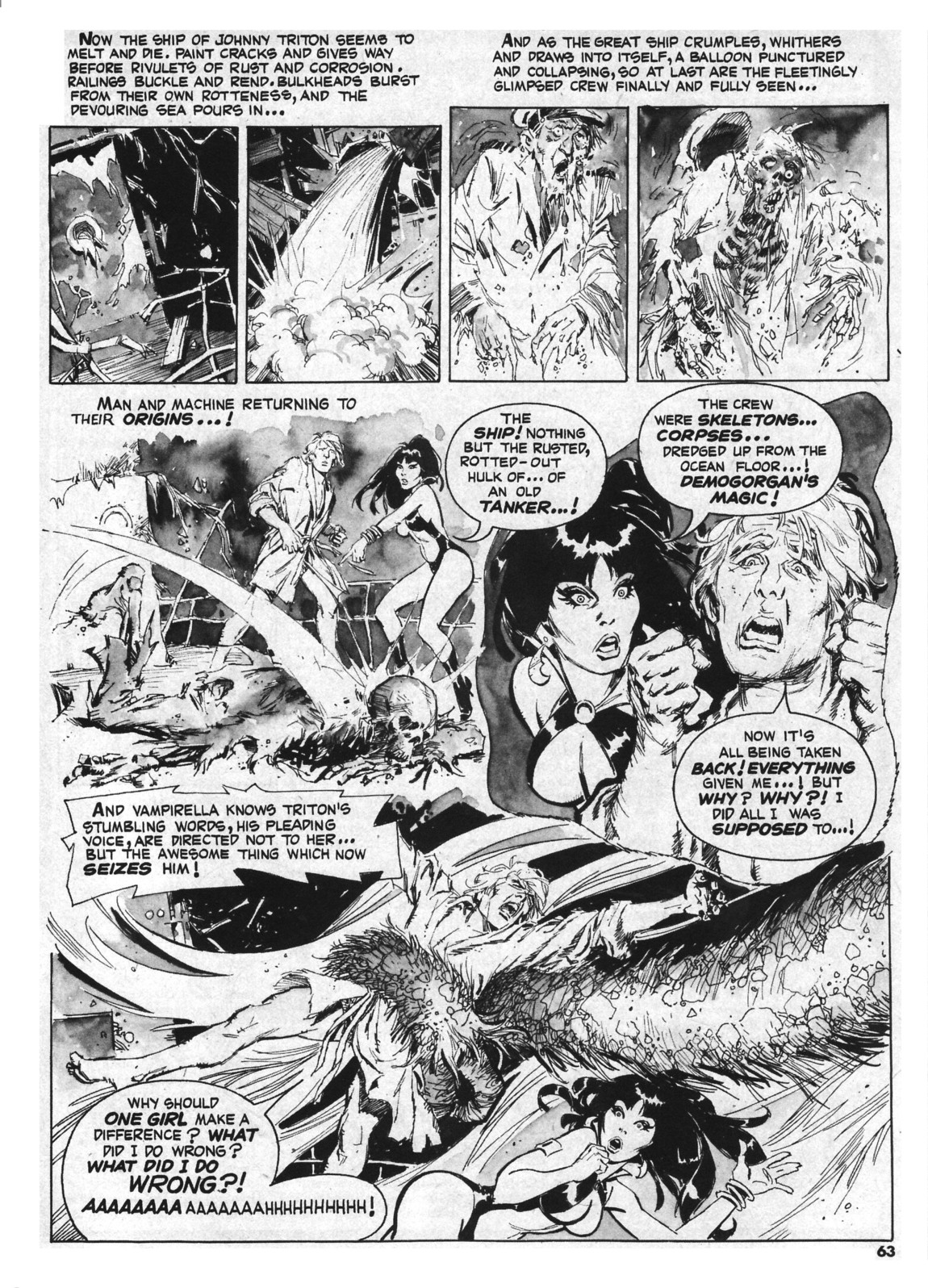 Read online Vampirella (1969) comic -  Issue #55 - 63