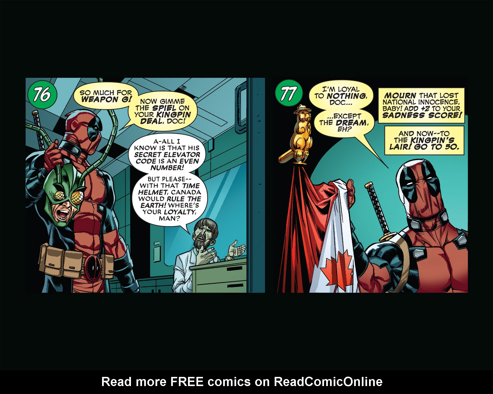 Read online You Are Deadpool comic -  Issue #4 - 78