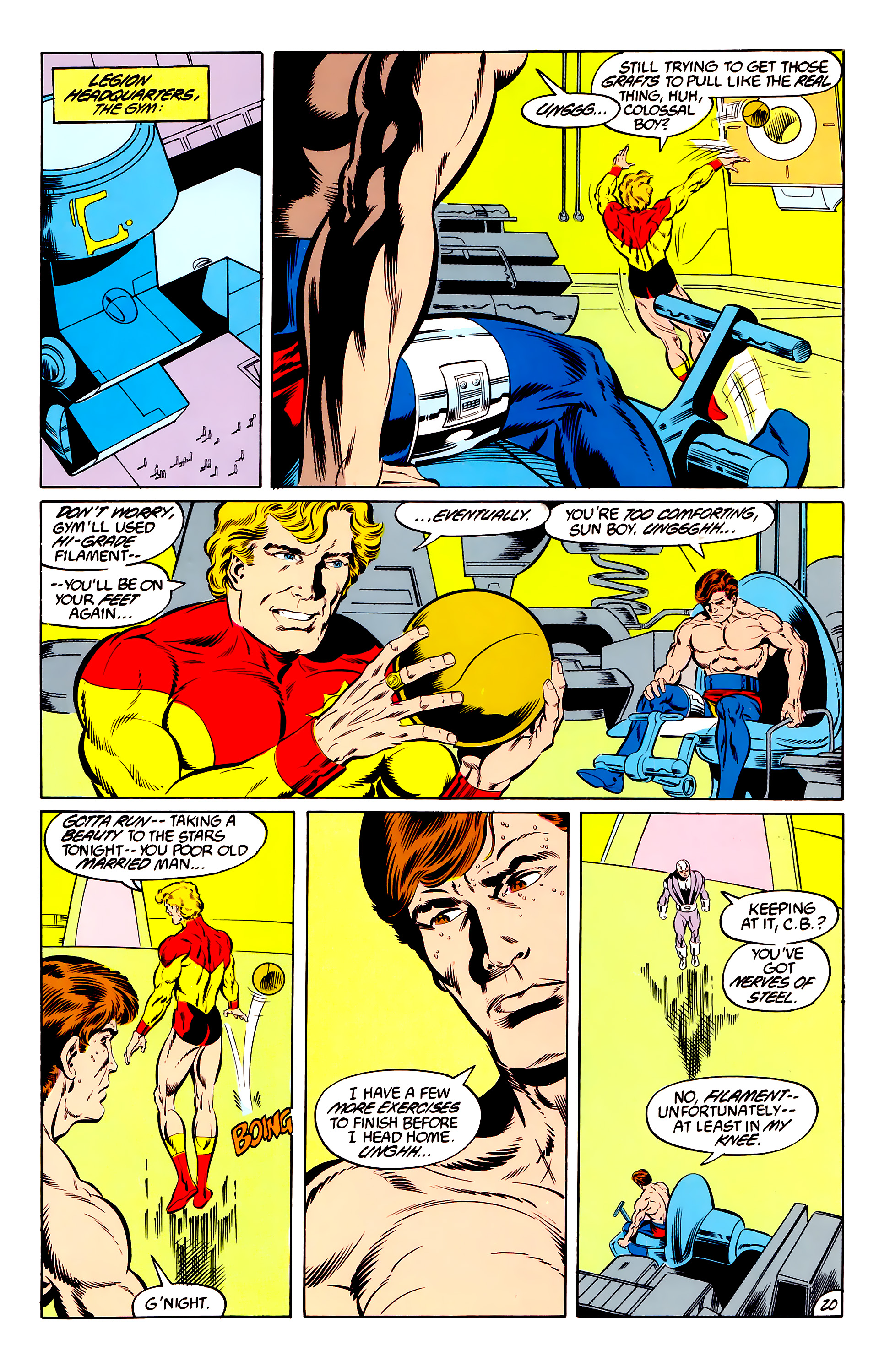 Read online Legion of Super-Heroes (1984) comic -  Issue #46 - 21