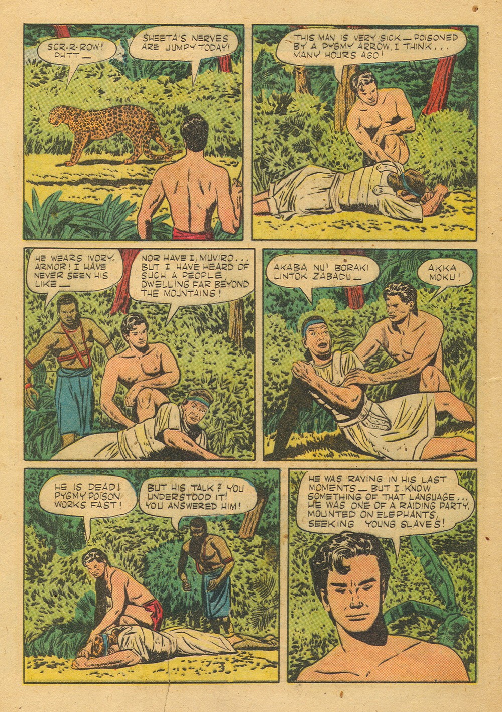 Read online Tarzan (1948) comic -  Issue #19 - 4