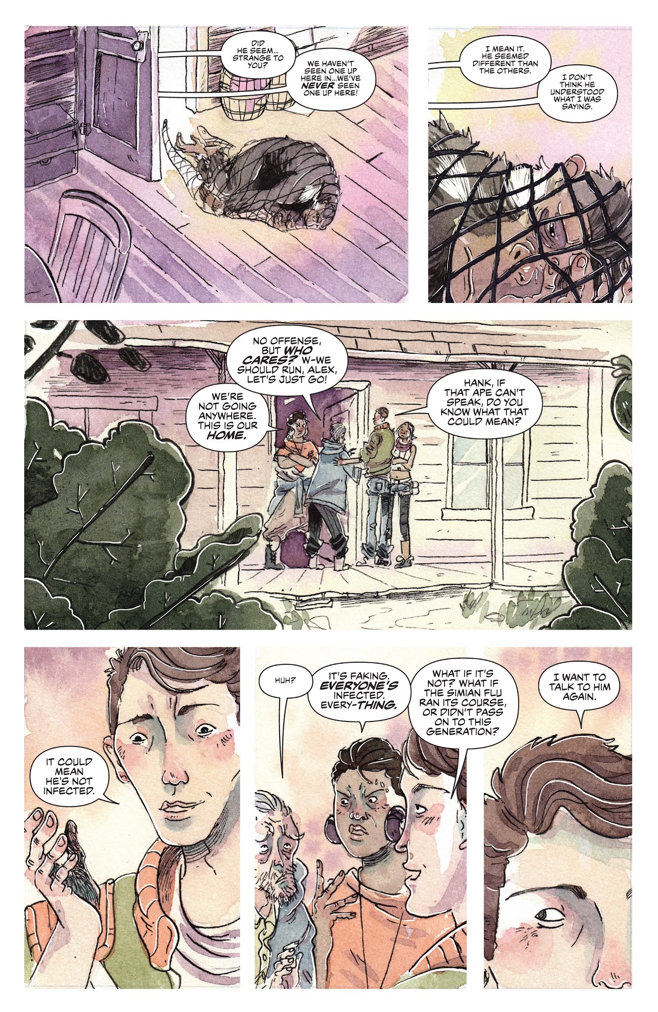 Read online Planet of the Apes: The Time of Man comic -  Issue # Full - 30