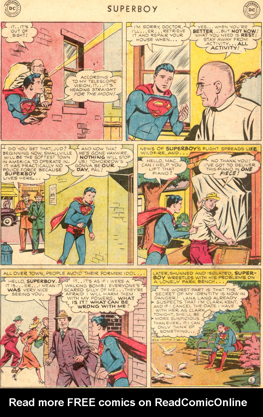 Read online Superboy (1949) comic -  Issue #23 - 32