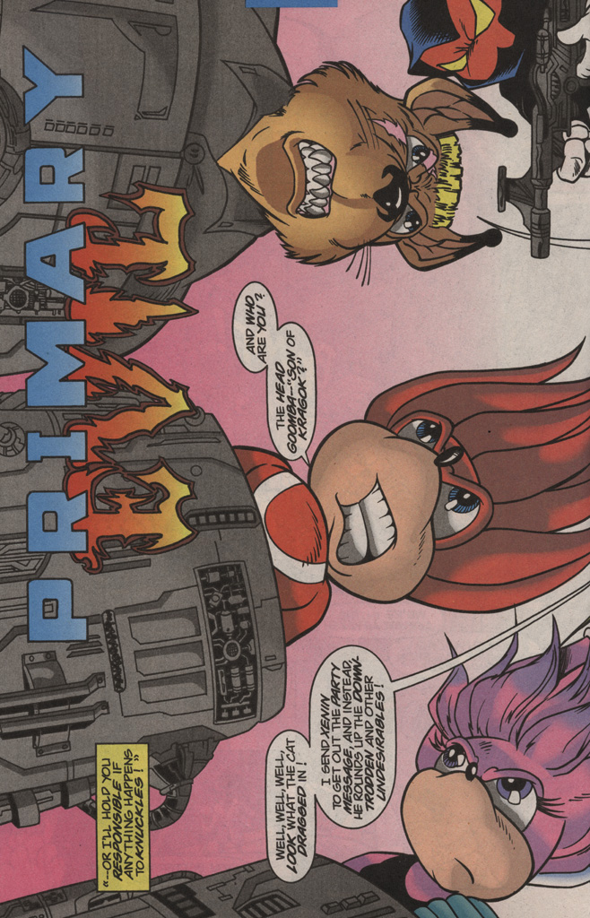 Read online Knuckles the Echidna comic -  Issue #24 - 6