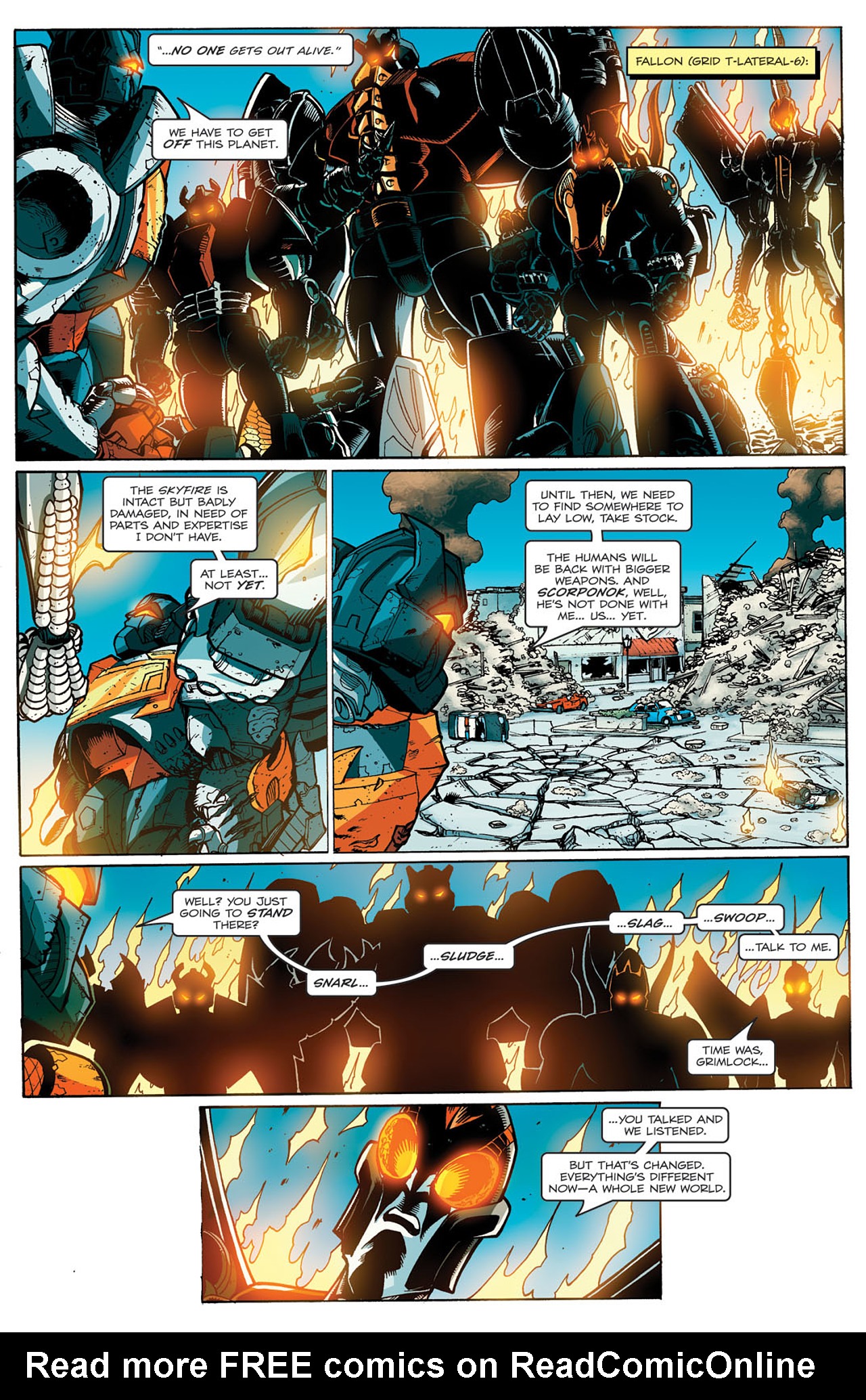 Read online The Transformers: Maximum Dinobots comic -  Issue #3 - 9
